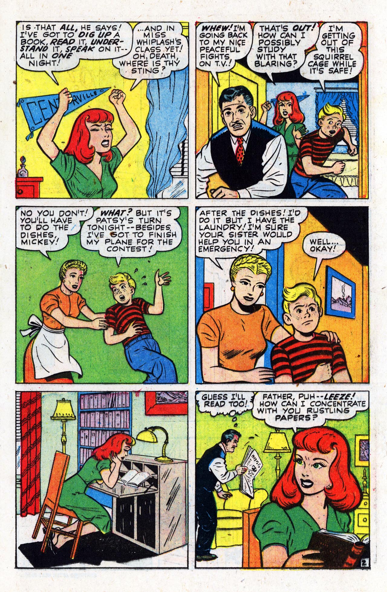 Read online Patsy Walker comic -  Issue #34 - 34