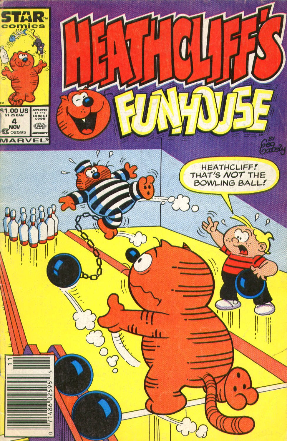 Read online Heathcliff's Funhouse comic -  Issue #4 - 1