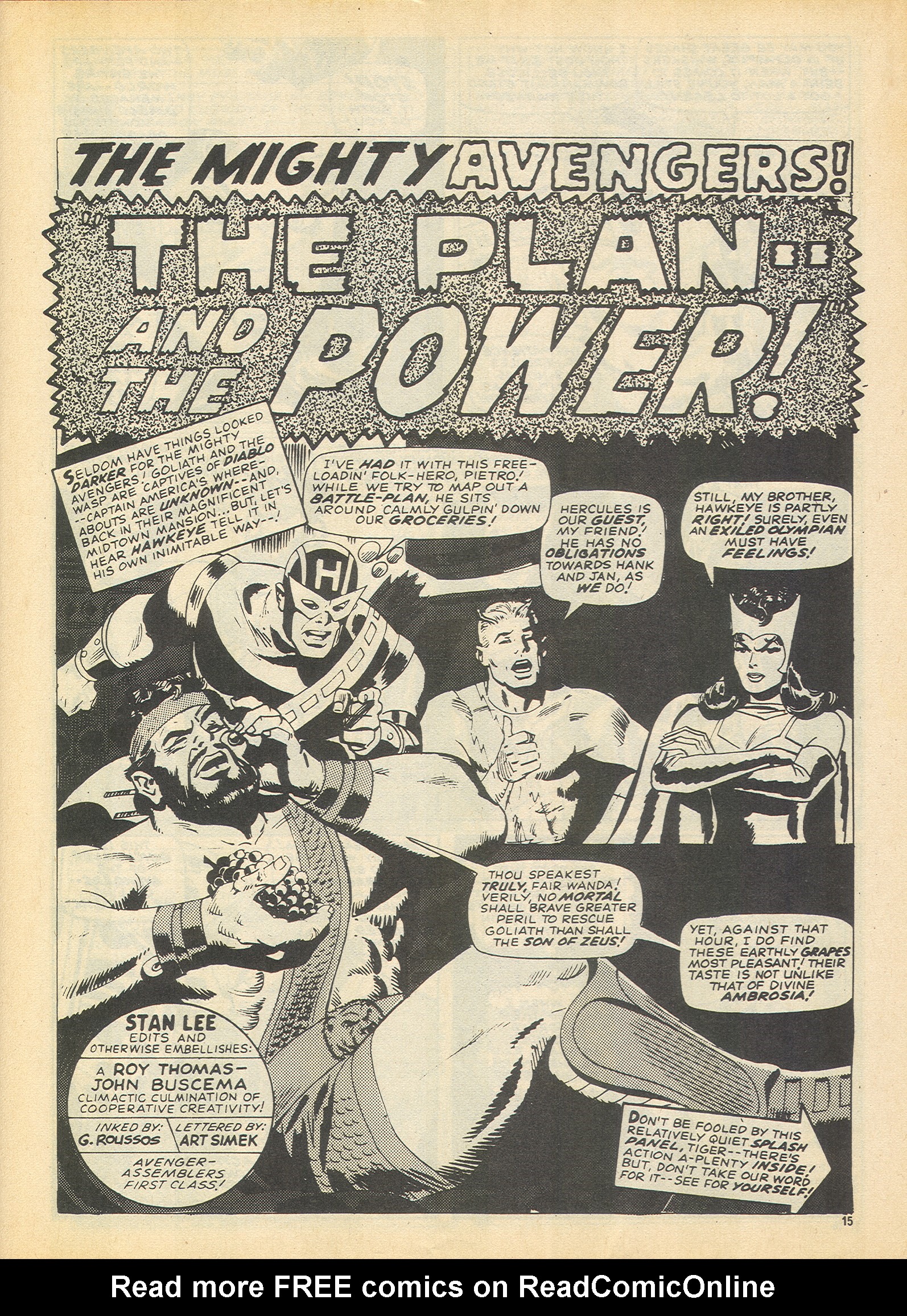 Read online The Avengers (1973) comic -  Issue #50 - 15