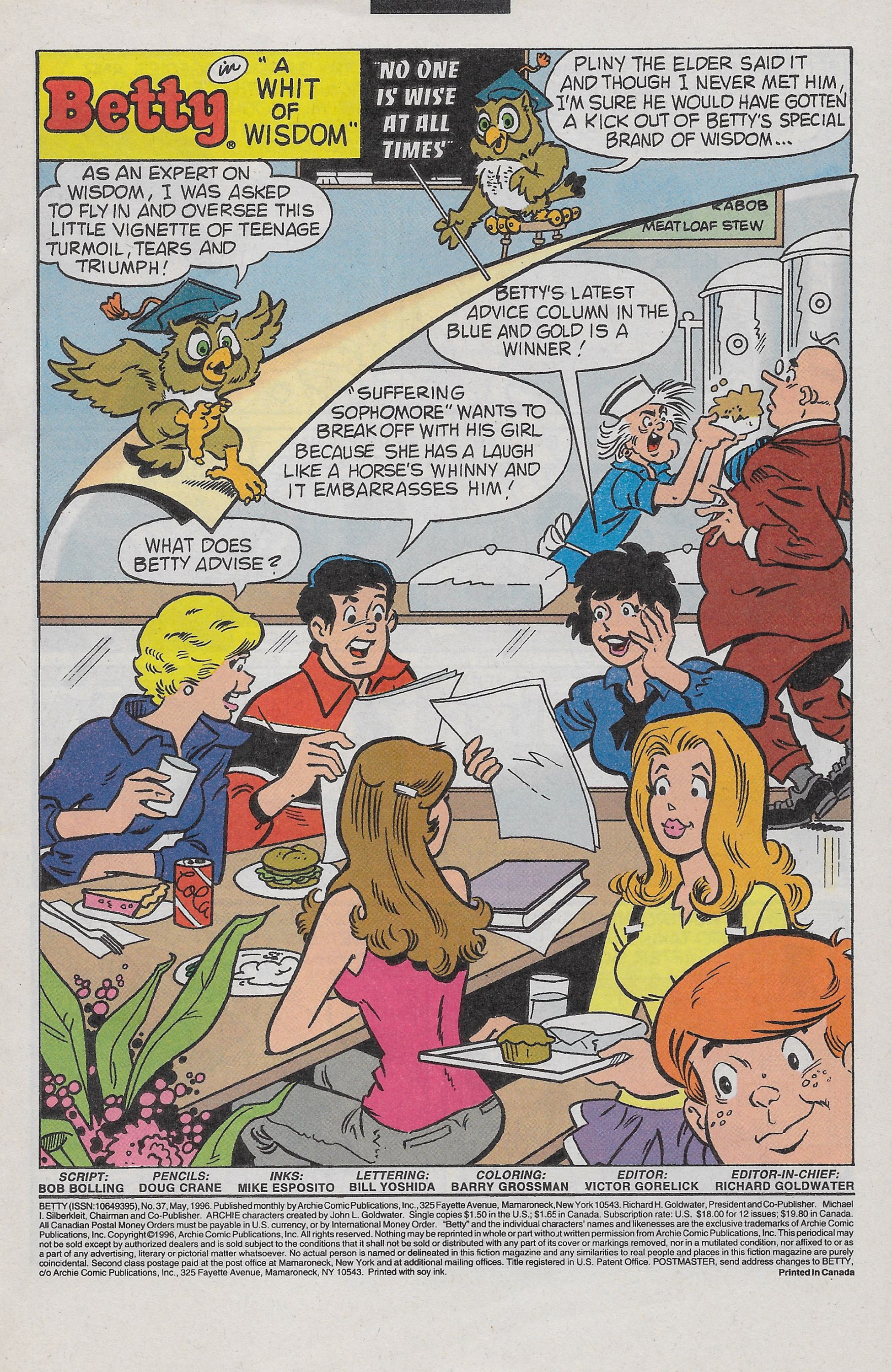 Read online Betty comic -  Issue #37 - 3