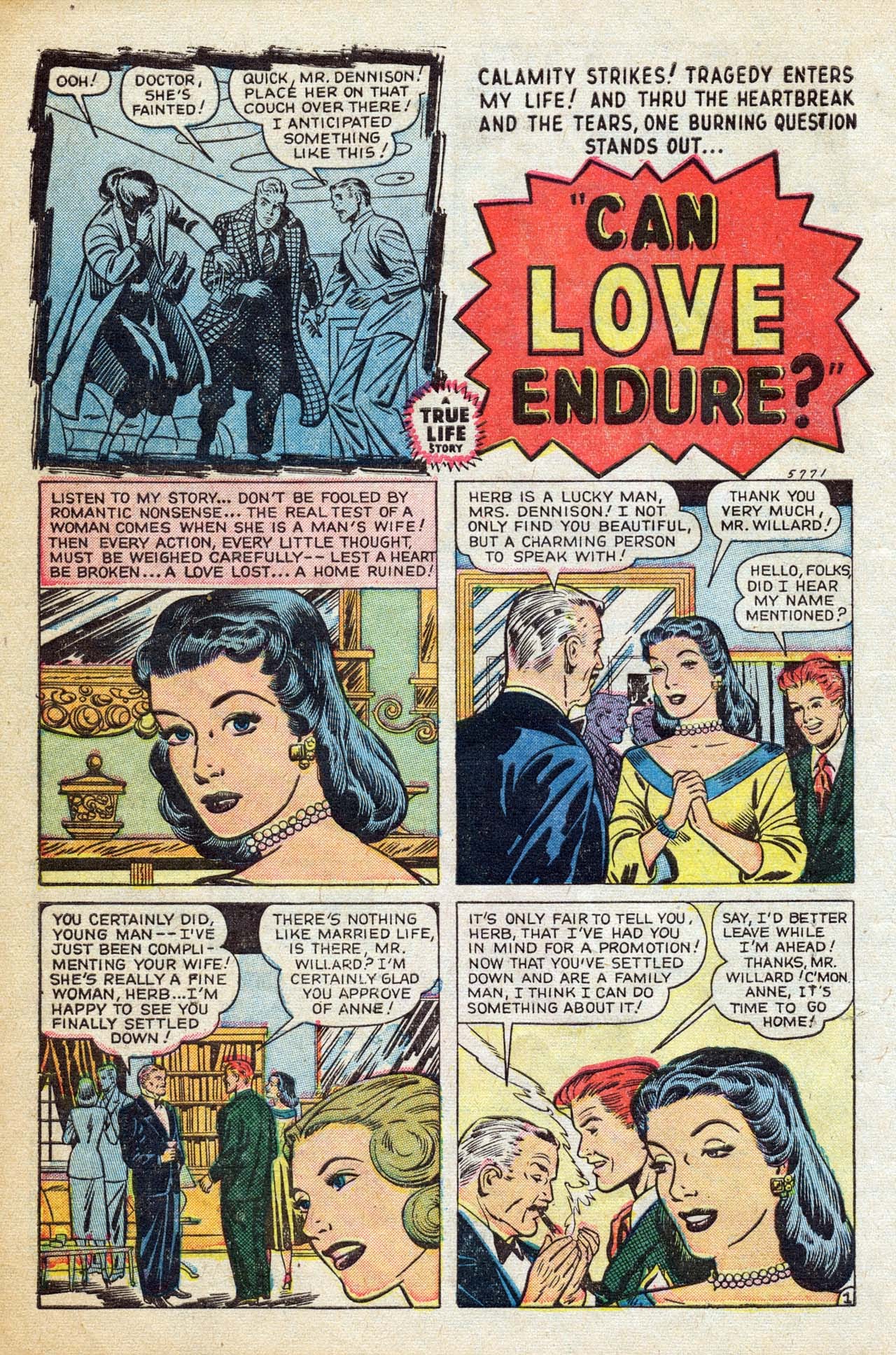 Read online Love Romances comic -  Issue #8 - 12