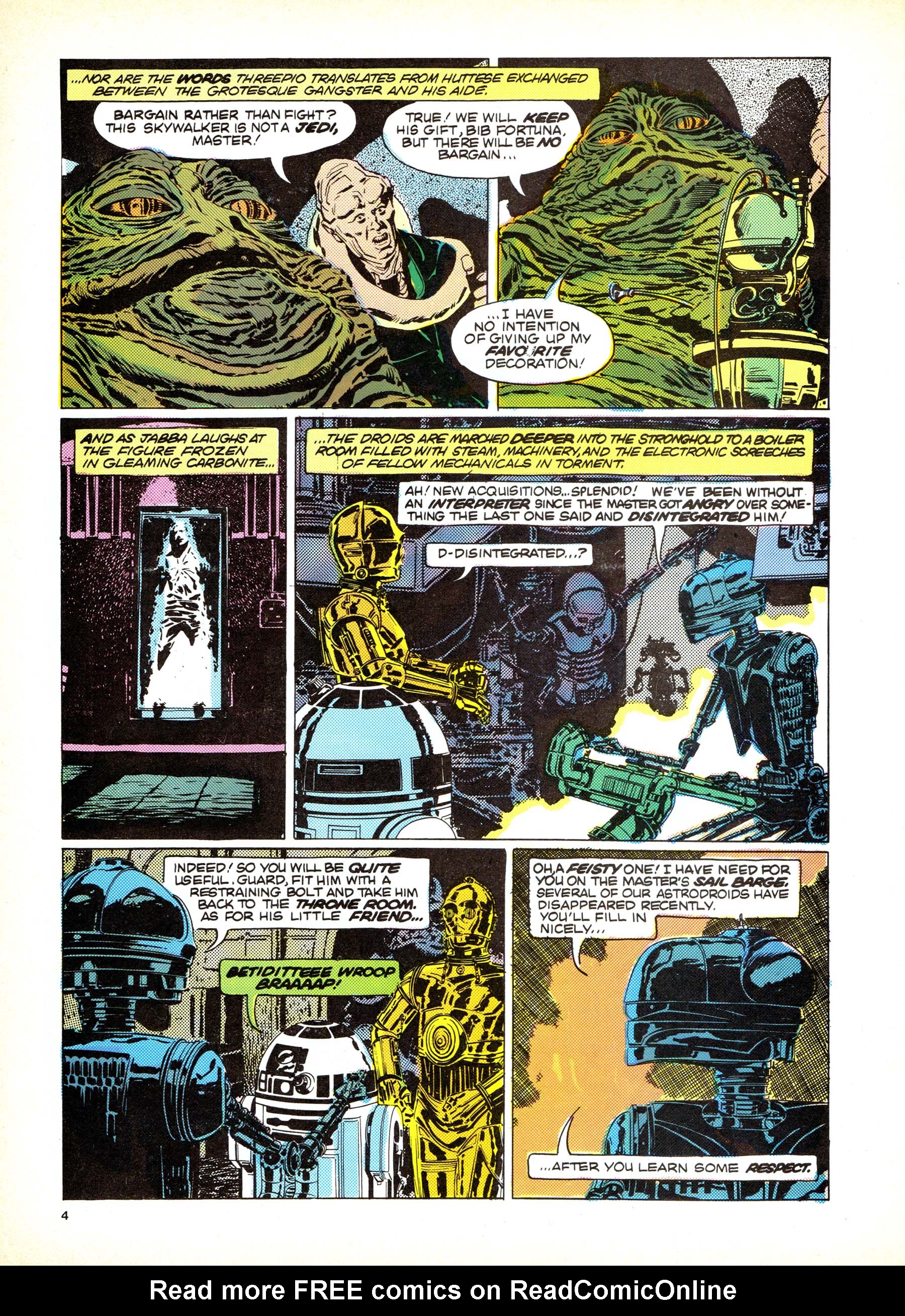 Read online Return of the Jedi comic -  Issue #149 - 4