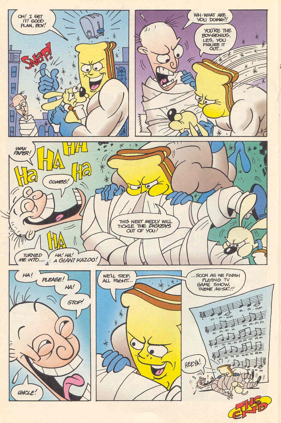Read online Ren & Stimpy Show Special Powdered Toastman comic -  Issue # Full - 28