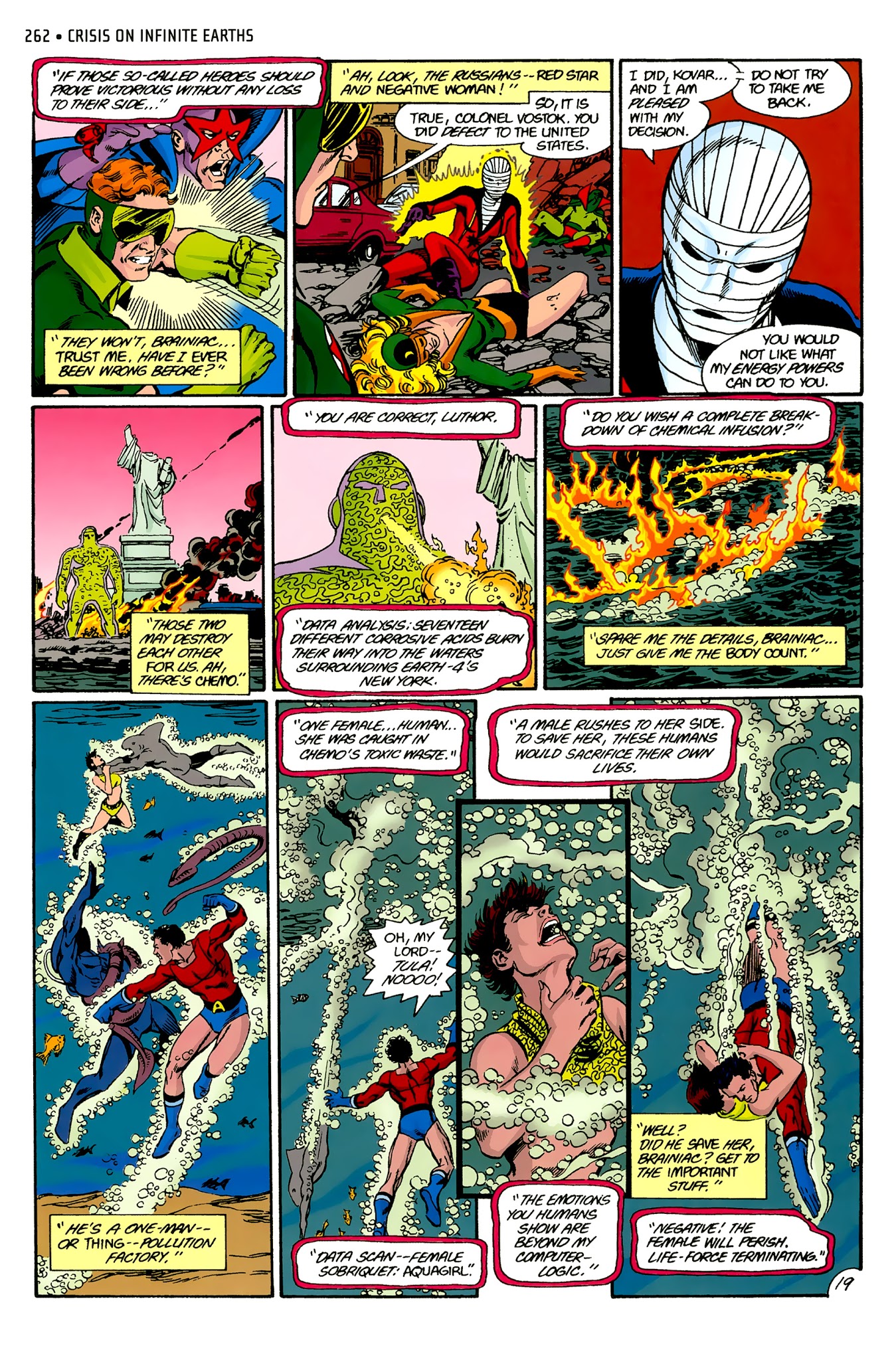Read online Crisis on Infinite Earths (1985) comic -  Issue # _Absolute Edition 2 - 188