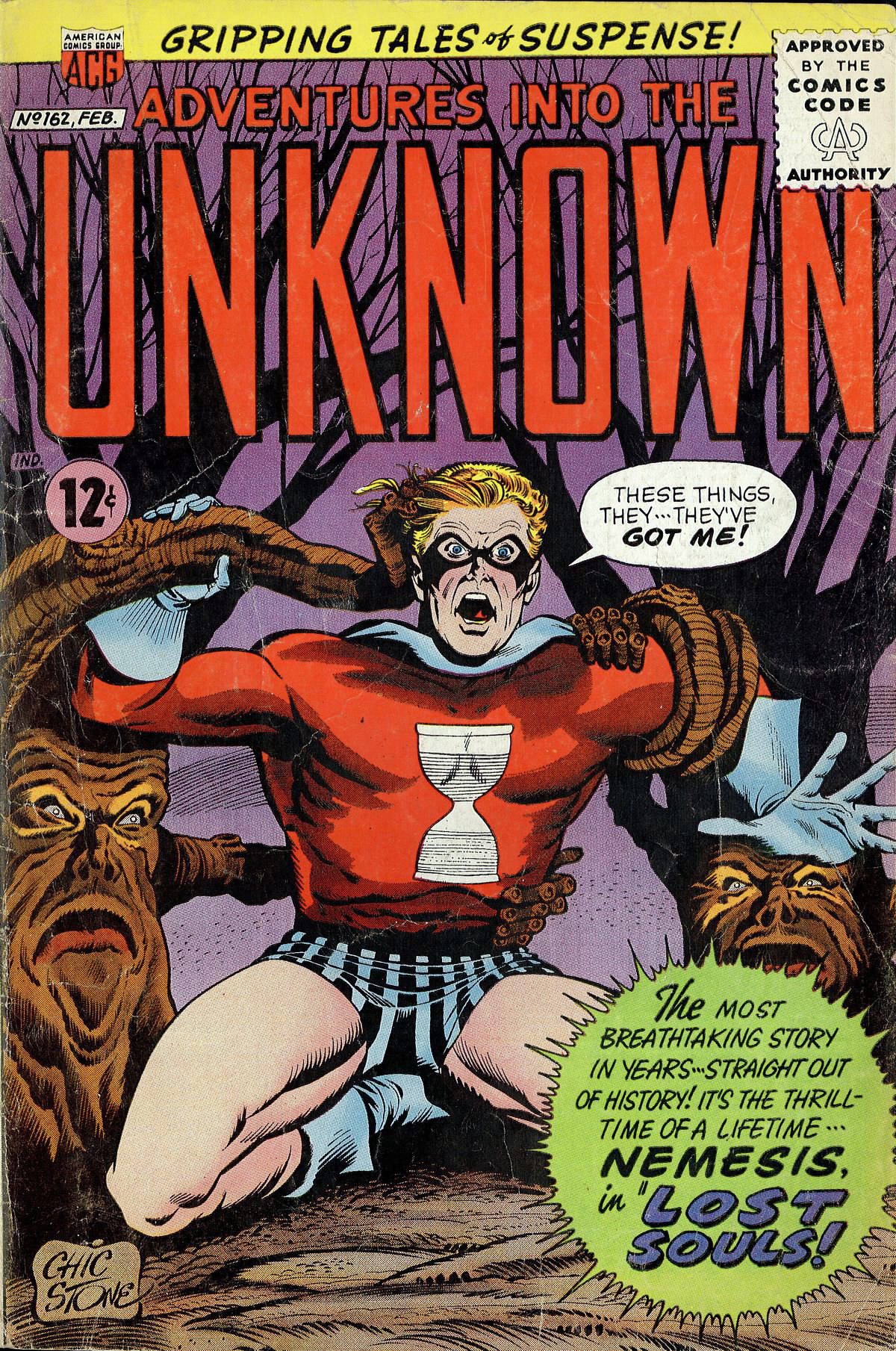 Read online Adventures Into The Unknown comic -  Issue #162 - 1