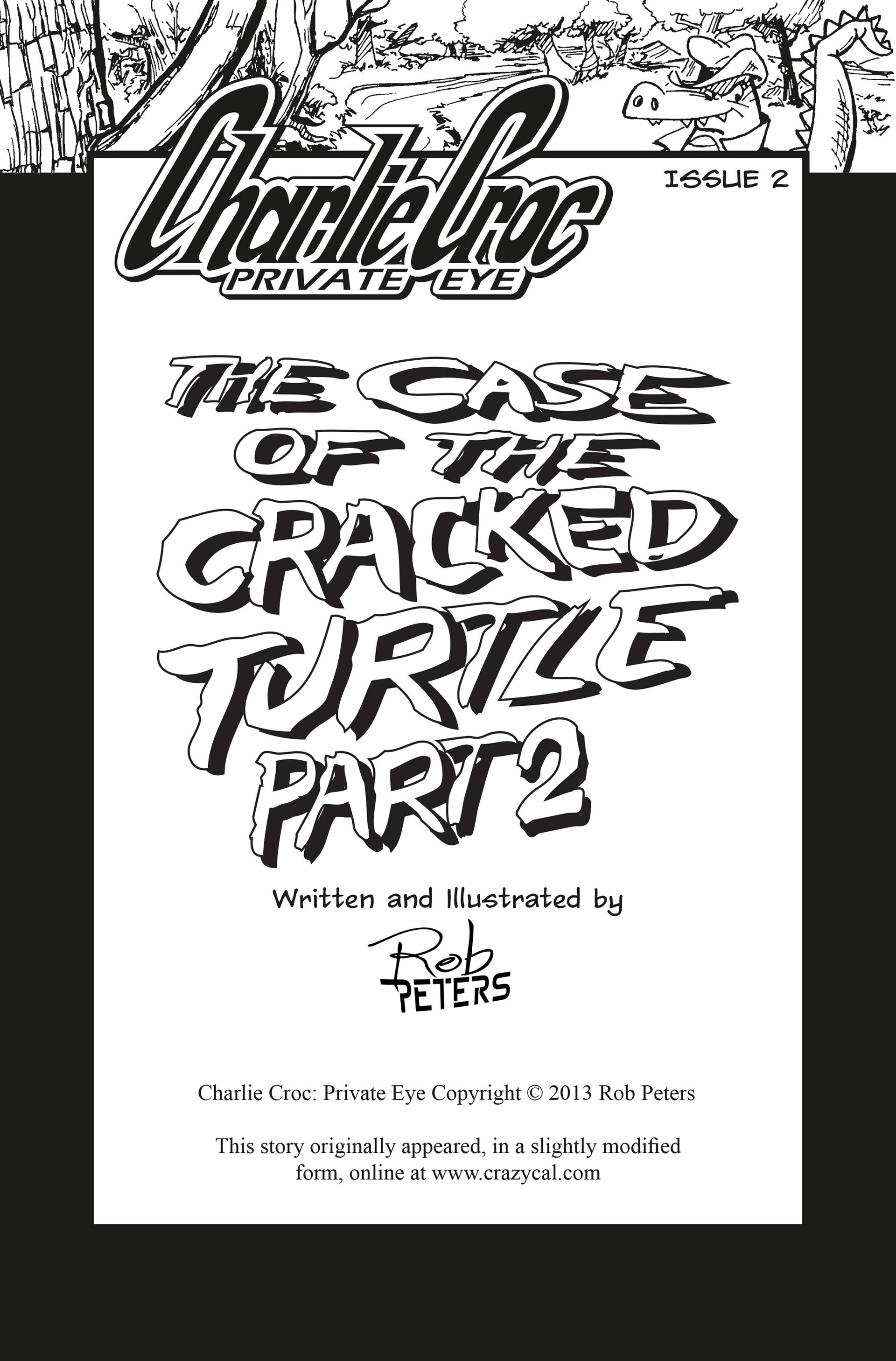 Read online Charlie Croc: Private Eye comic -  Issue #2 - 2