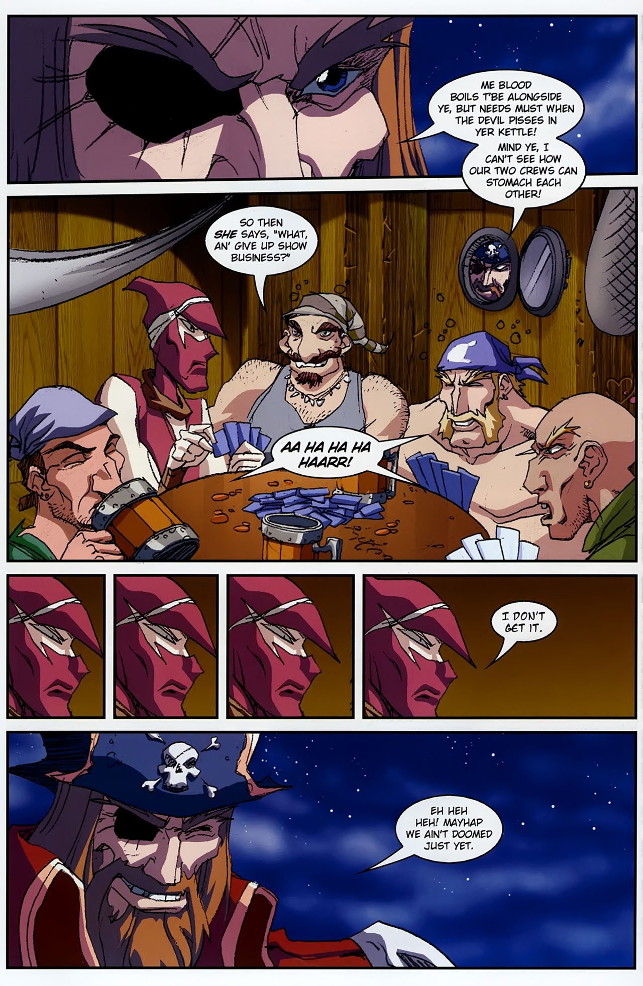 Read online Pirates vs. Ninjas II comic -  Issue #6 - 16