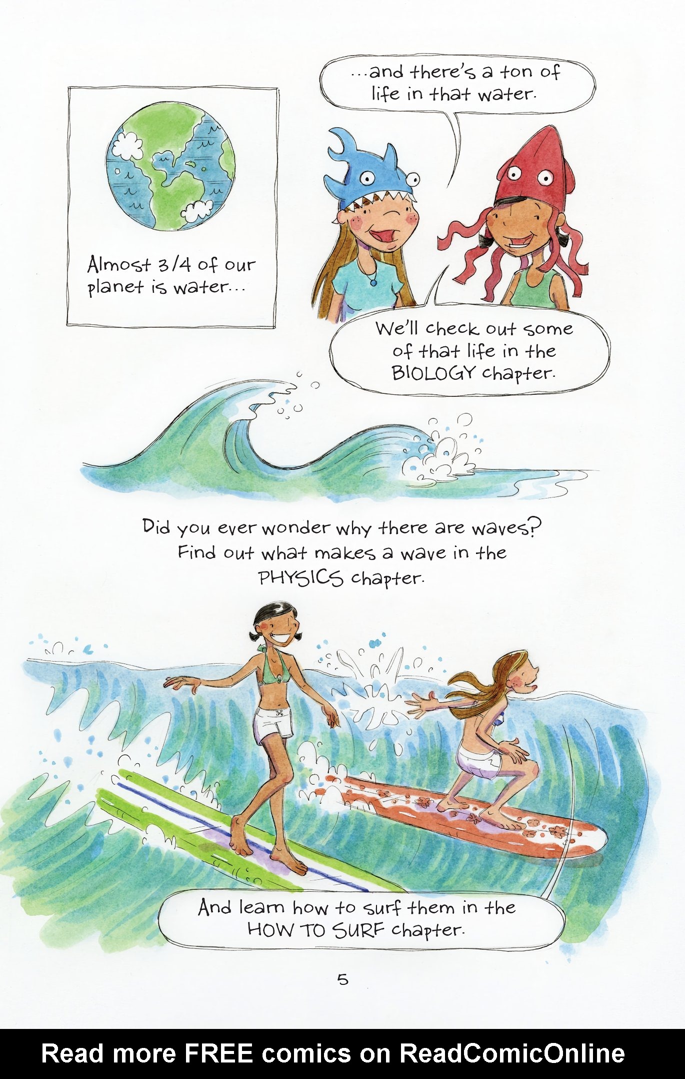 Read online The Science of Surfing: A Surfside Girls Guide to the Ocean comic -  Issue # TPB - 7
