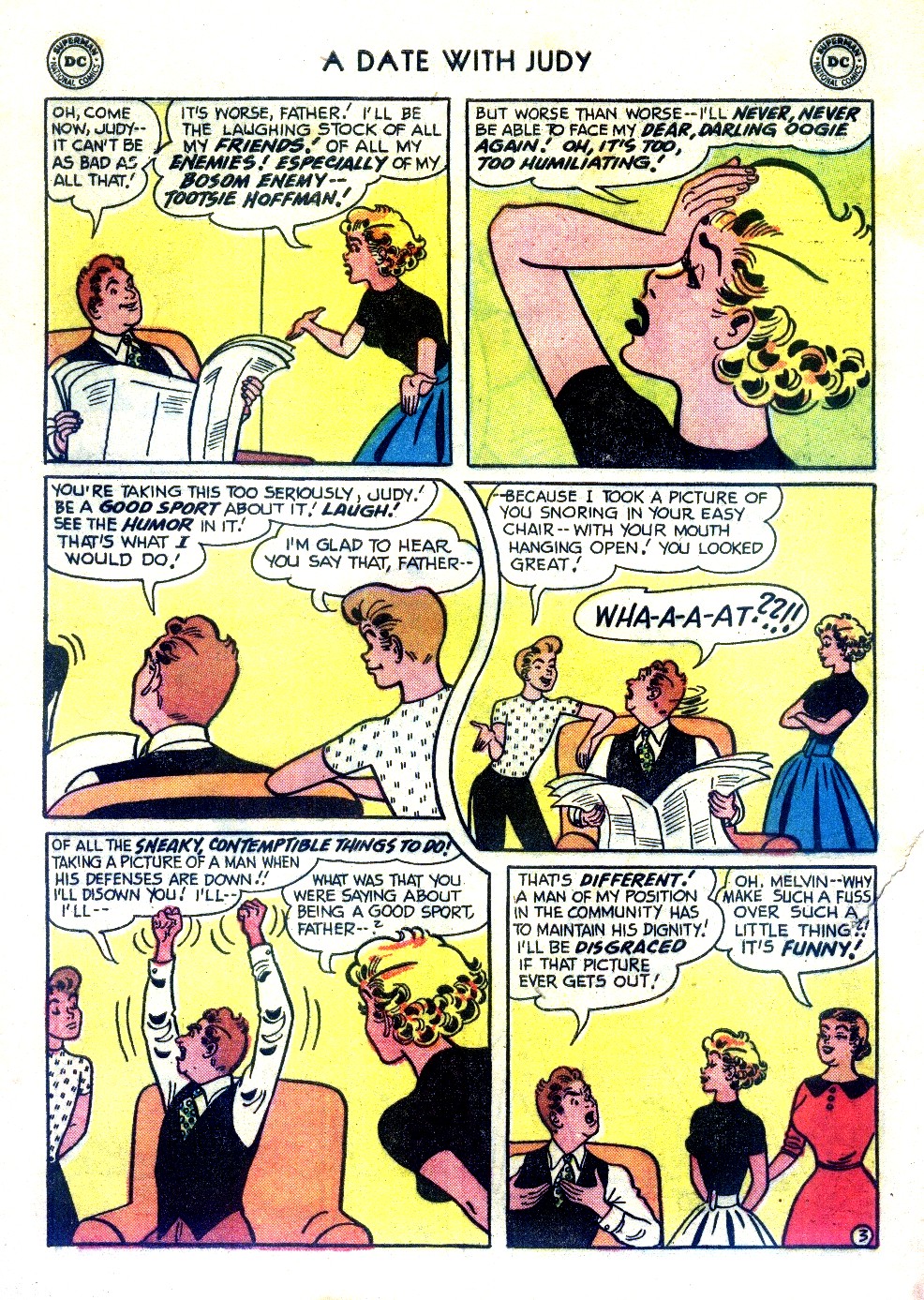 Read online A Date with Judy comic -  Issue #59 - 5