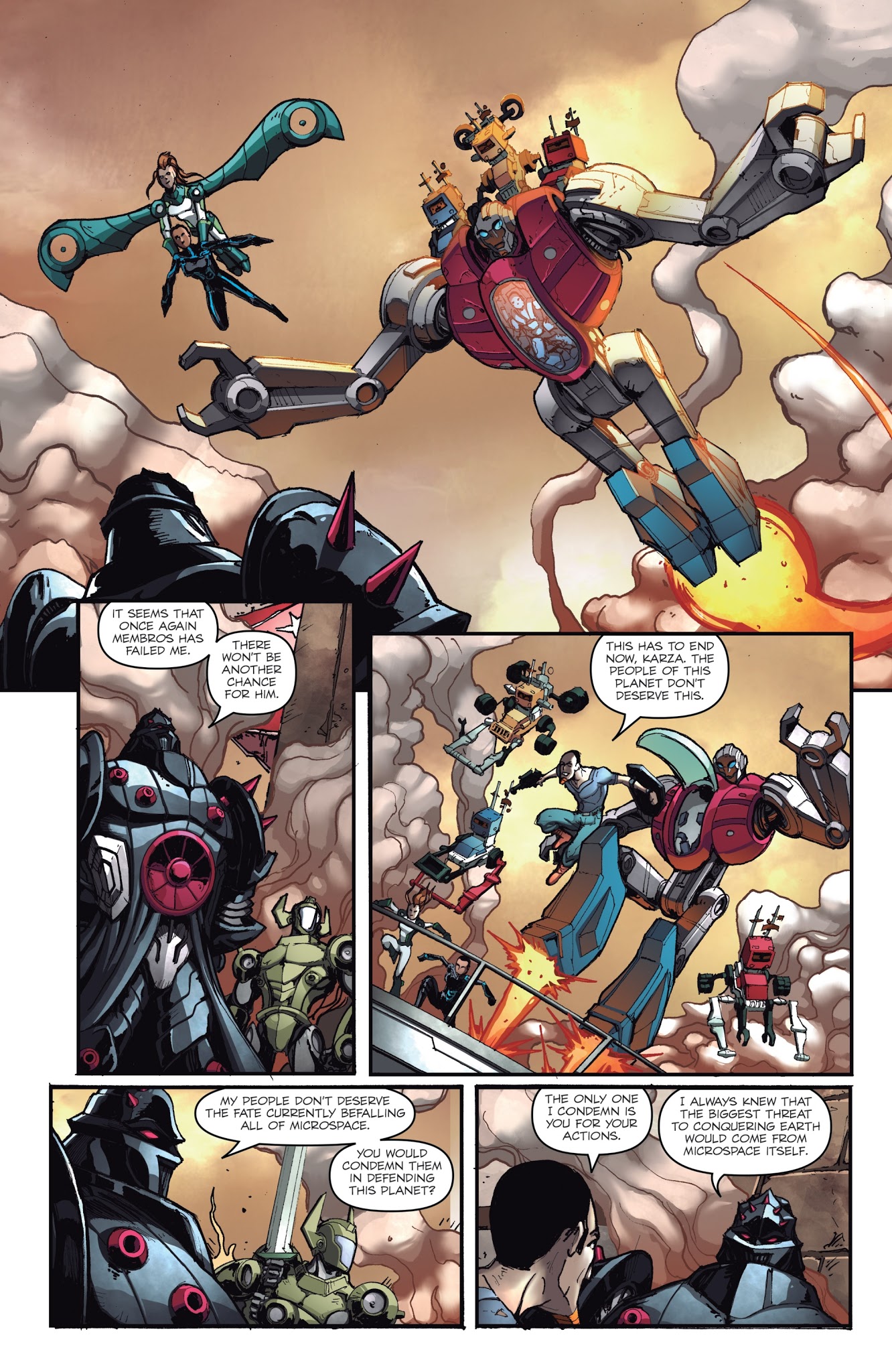Read online Micronauts: Wrath of Karza comic -  Issue #4 - 16
