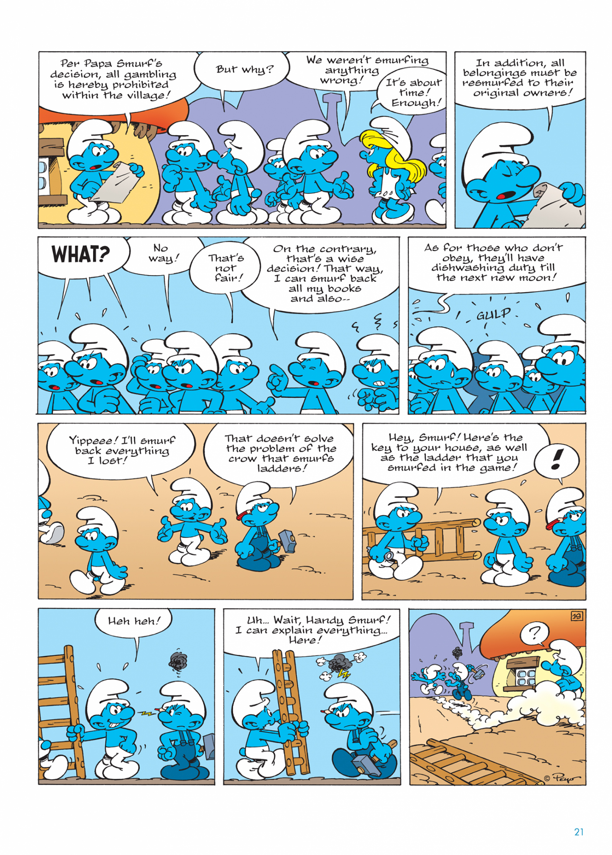 Read online The Smurfs comic -  Issue #25 - 22