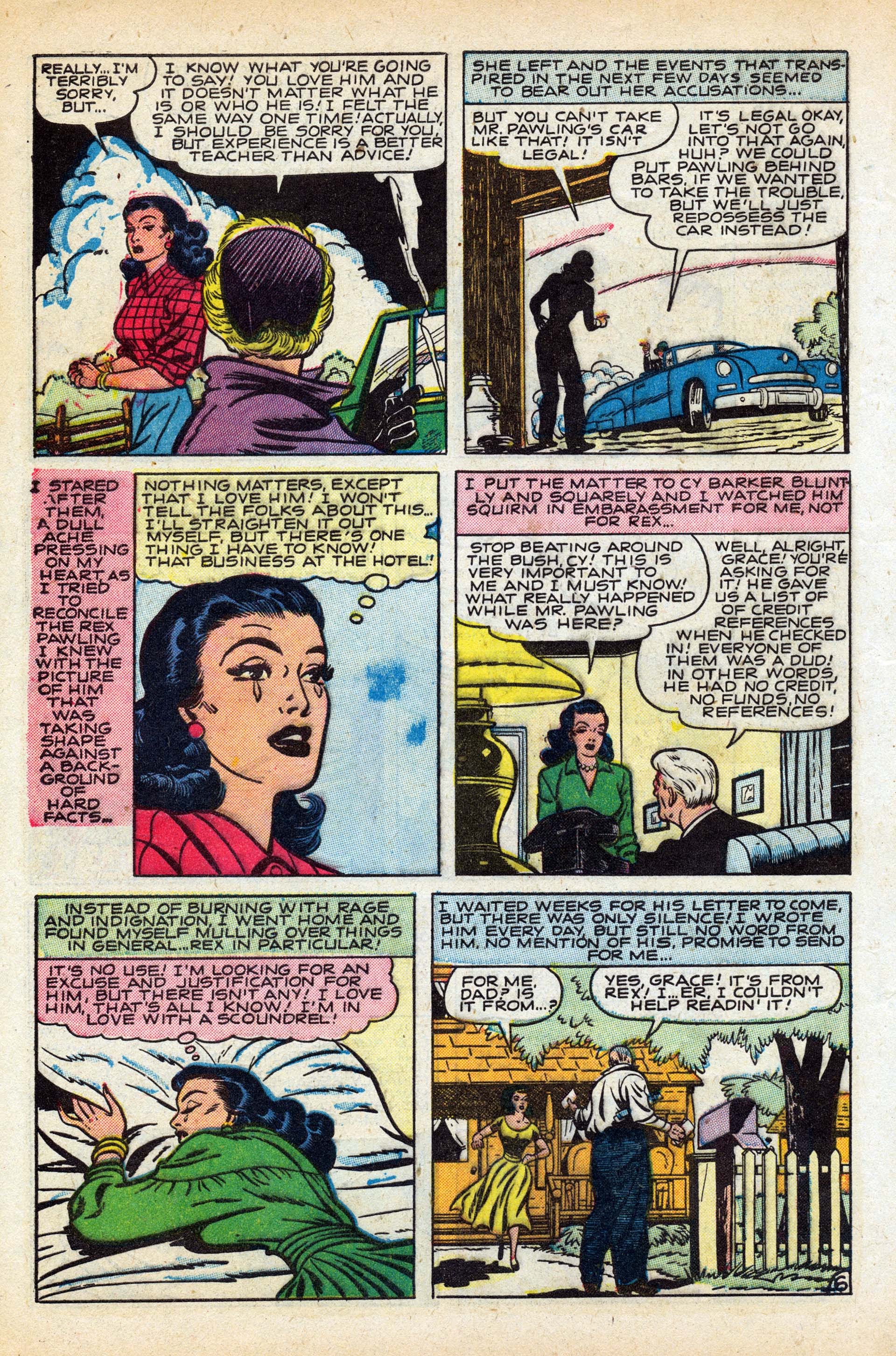 Read online Love Romances comic -  Issue #12 - 8