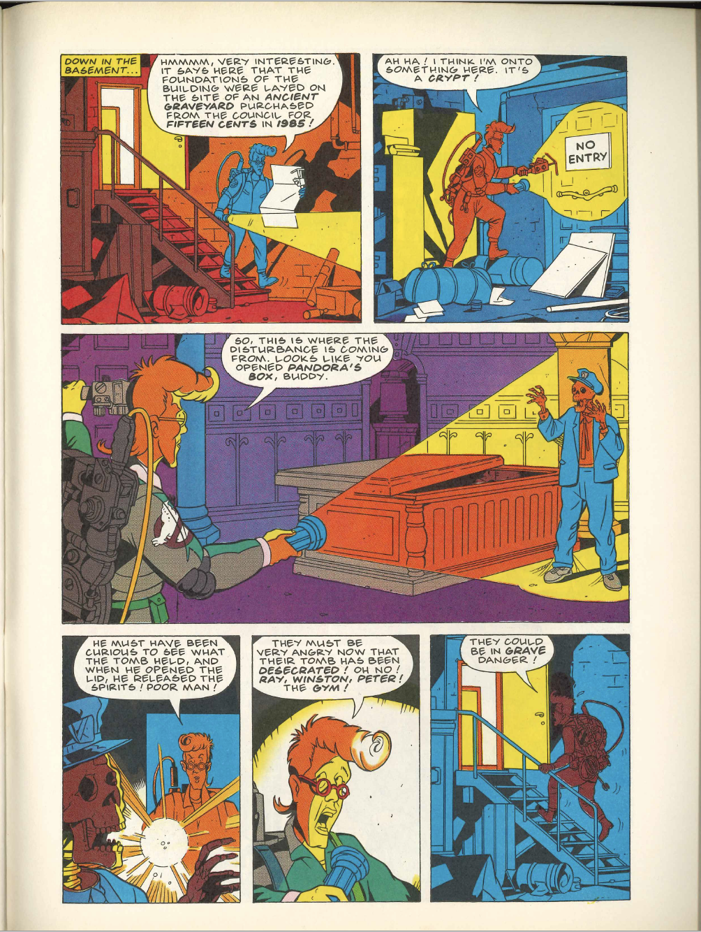 Read online The Real Ghostbusters comic -  Issue #190 - 31