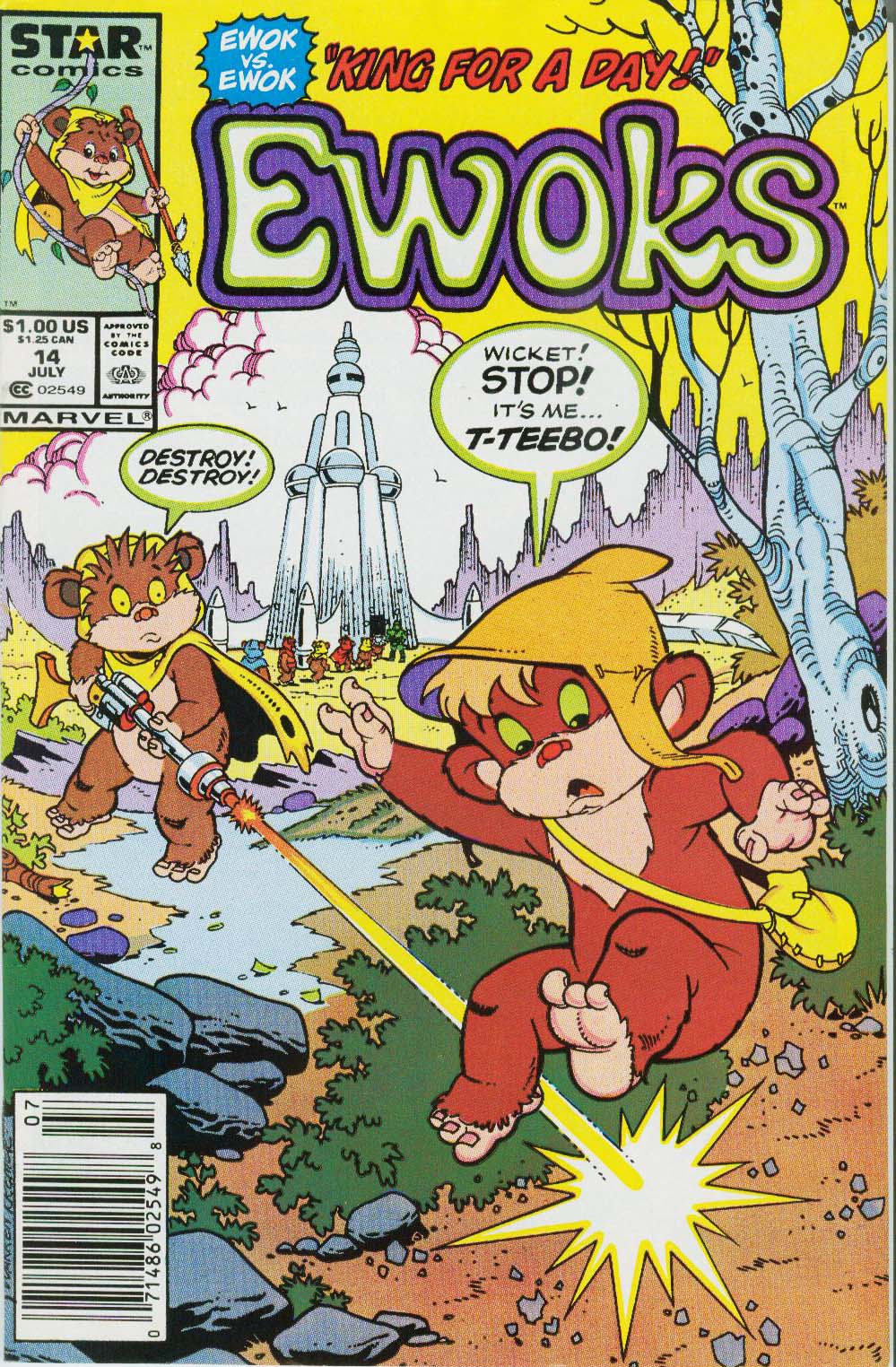 Read online Ewoks (1987) comic -  Issue #14 - 1