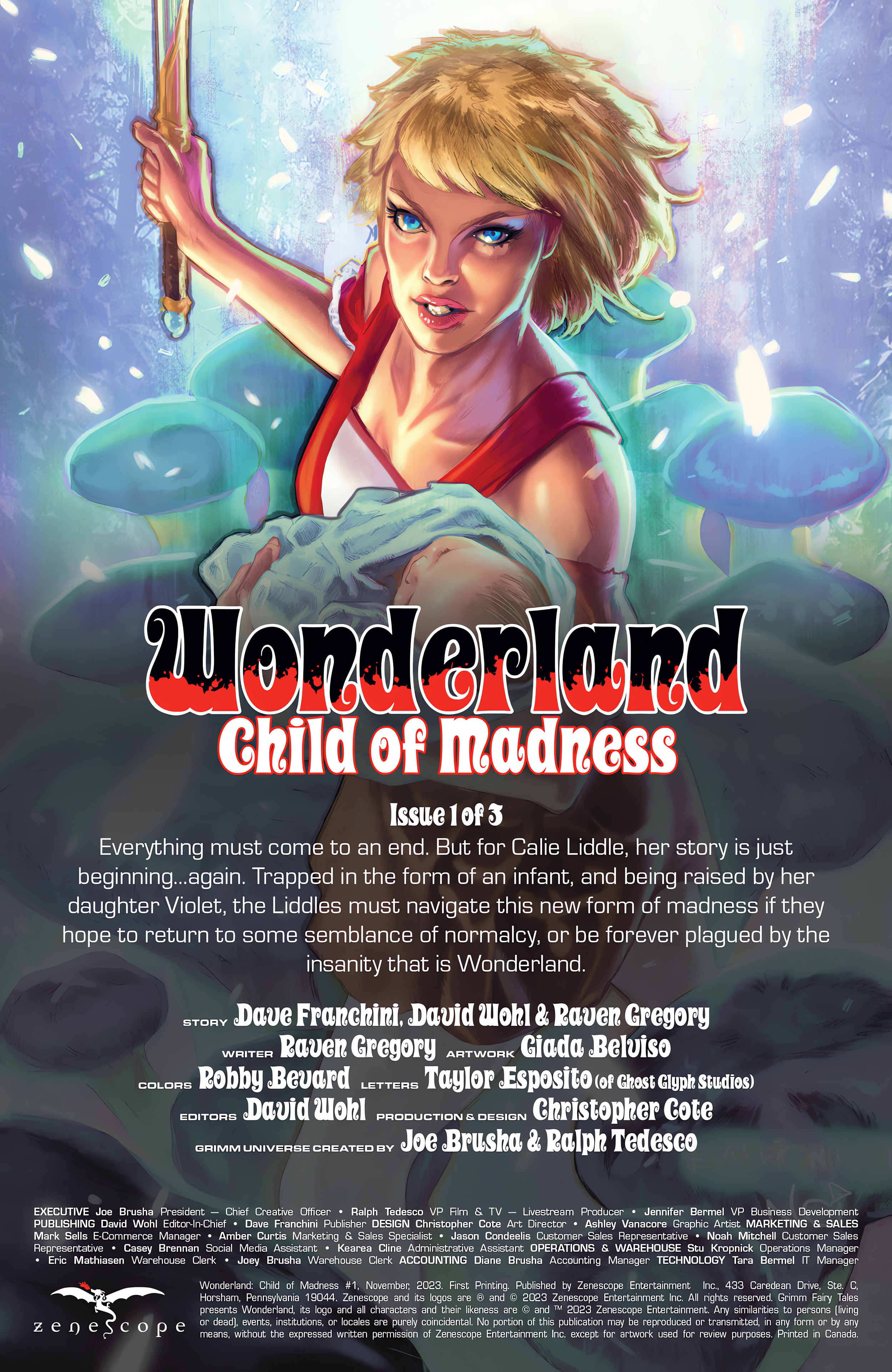 Read online Wonderland: Child of Madness comic -  Issue #1 - 2