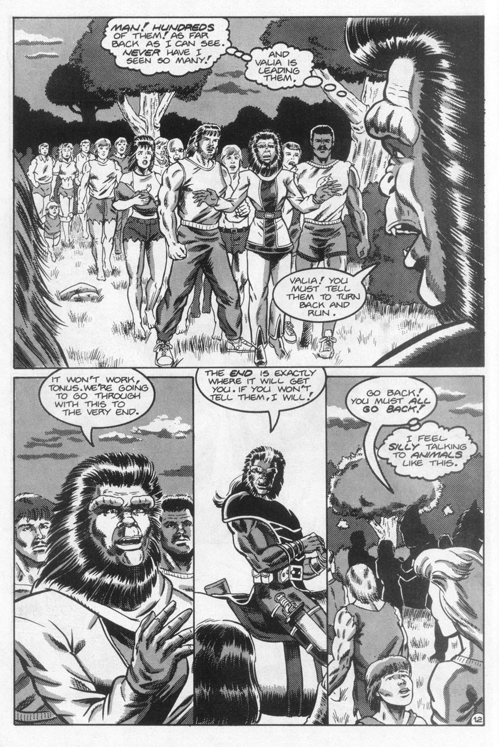 Read online Planet of the Apes: Blood of the Apes comic -  Issue #4 - 13