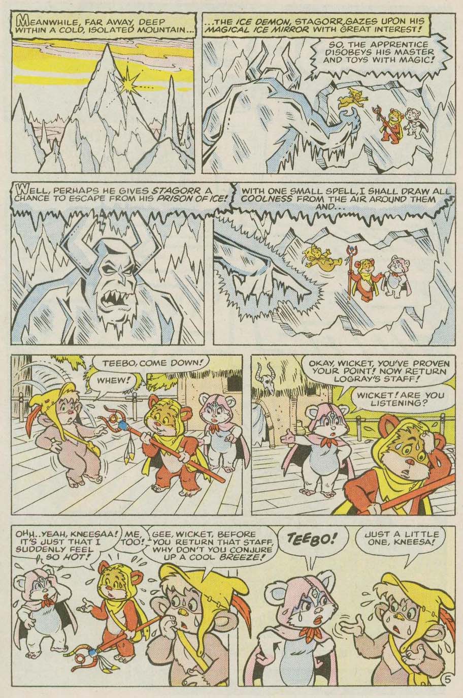 Read online Ewoks (1987) comic -  Issue #6 - 6