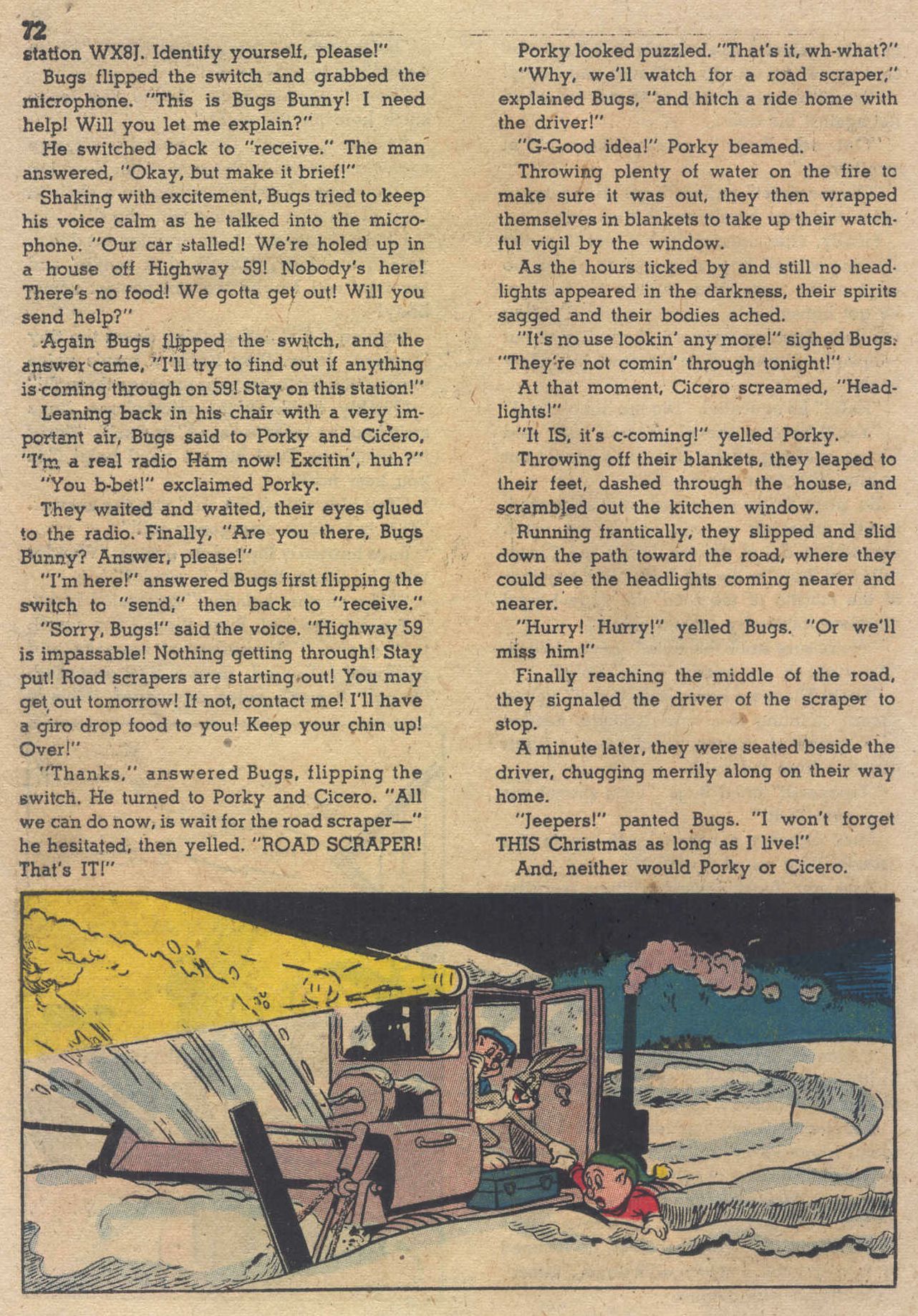 Read online Bugs Bunny's Christmas Funnies comic -  Issue # TPB 3 - 74