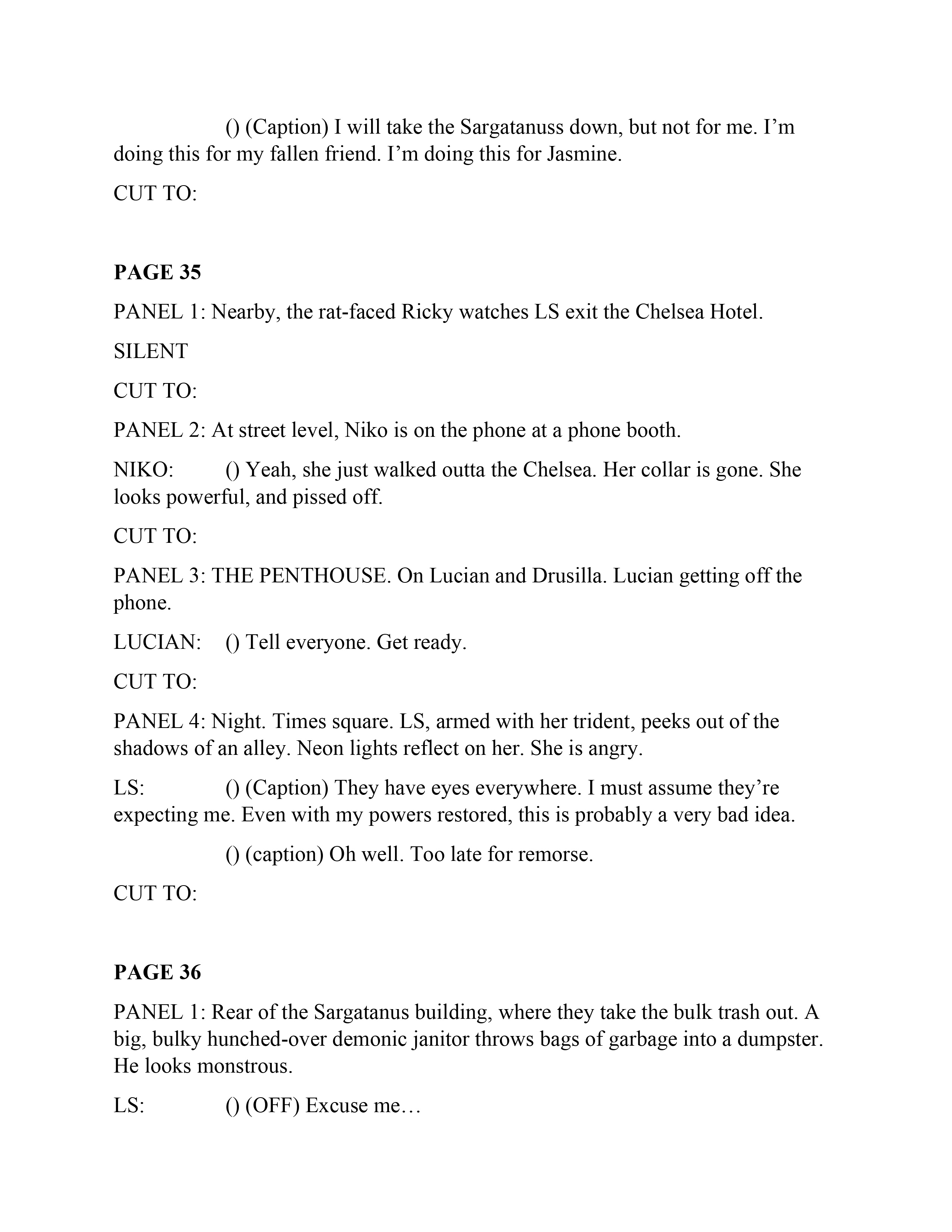 Read online Lady Satanus: Sinister Urge comic -  Issue # TPB - 87