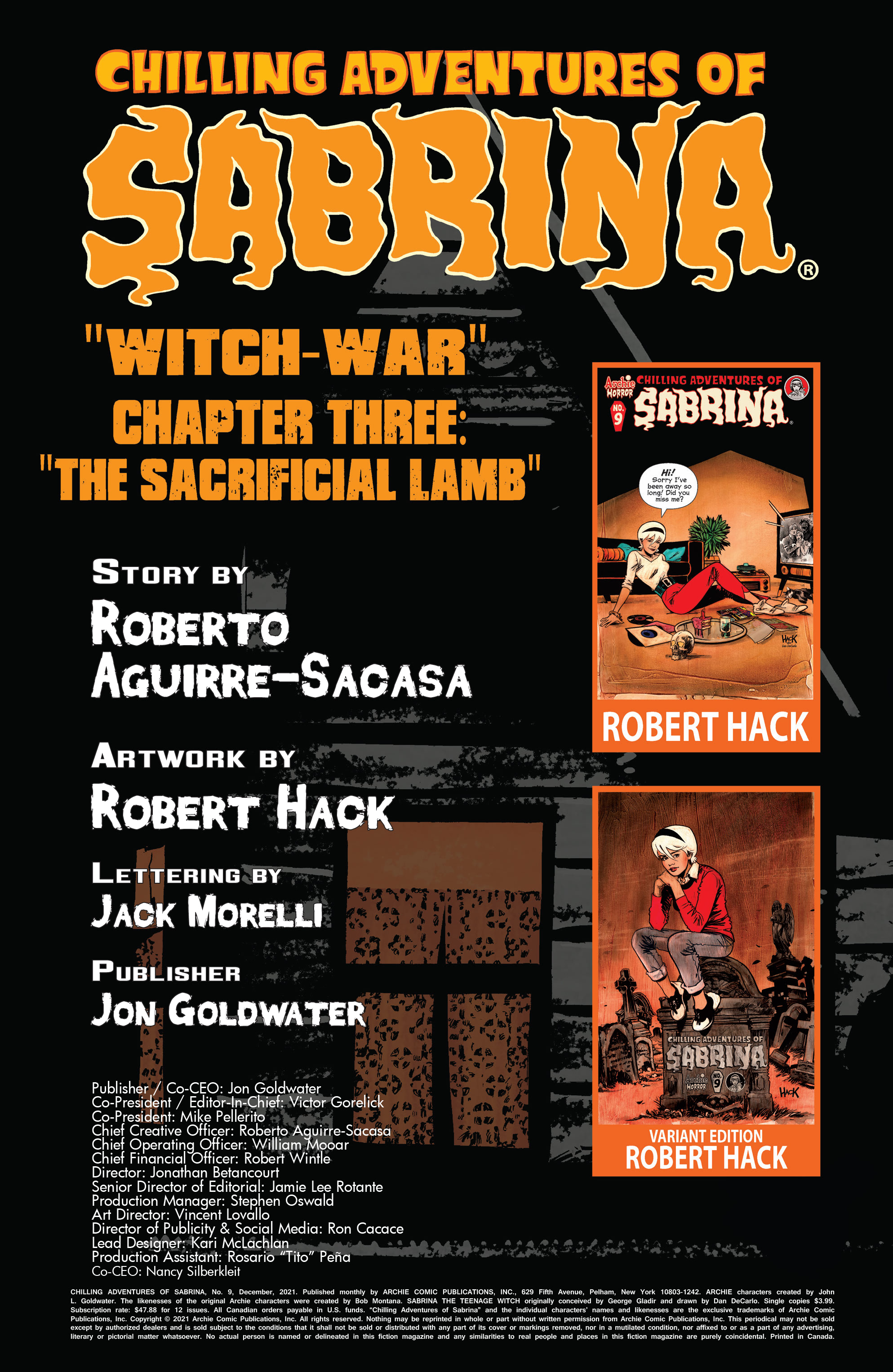 Read online Chilling Adventures of Sabrina comic -  Issue #9 - 2