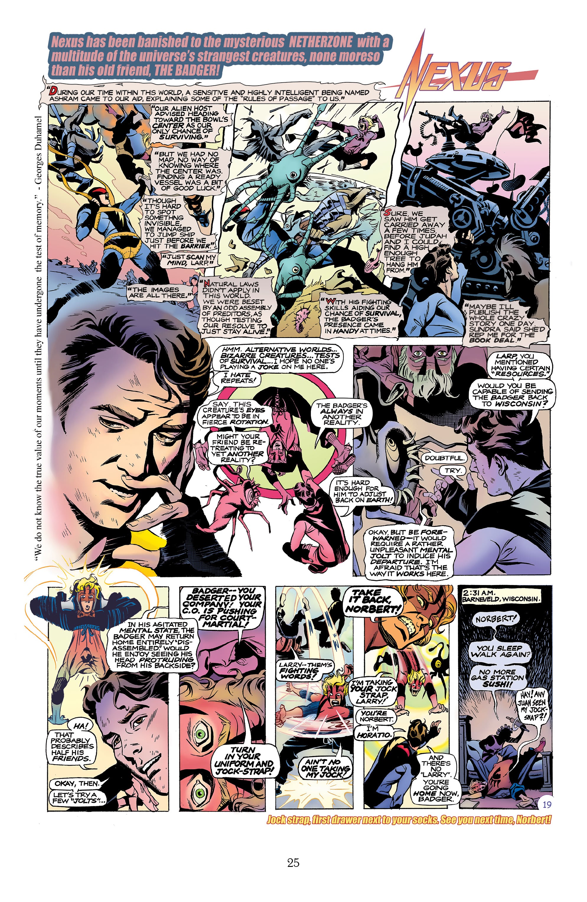 Read online Nexus Newspaper Strips: The Coming of Gourmando comic -  Issue # TPB (Part 1) - 24