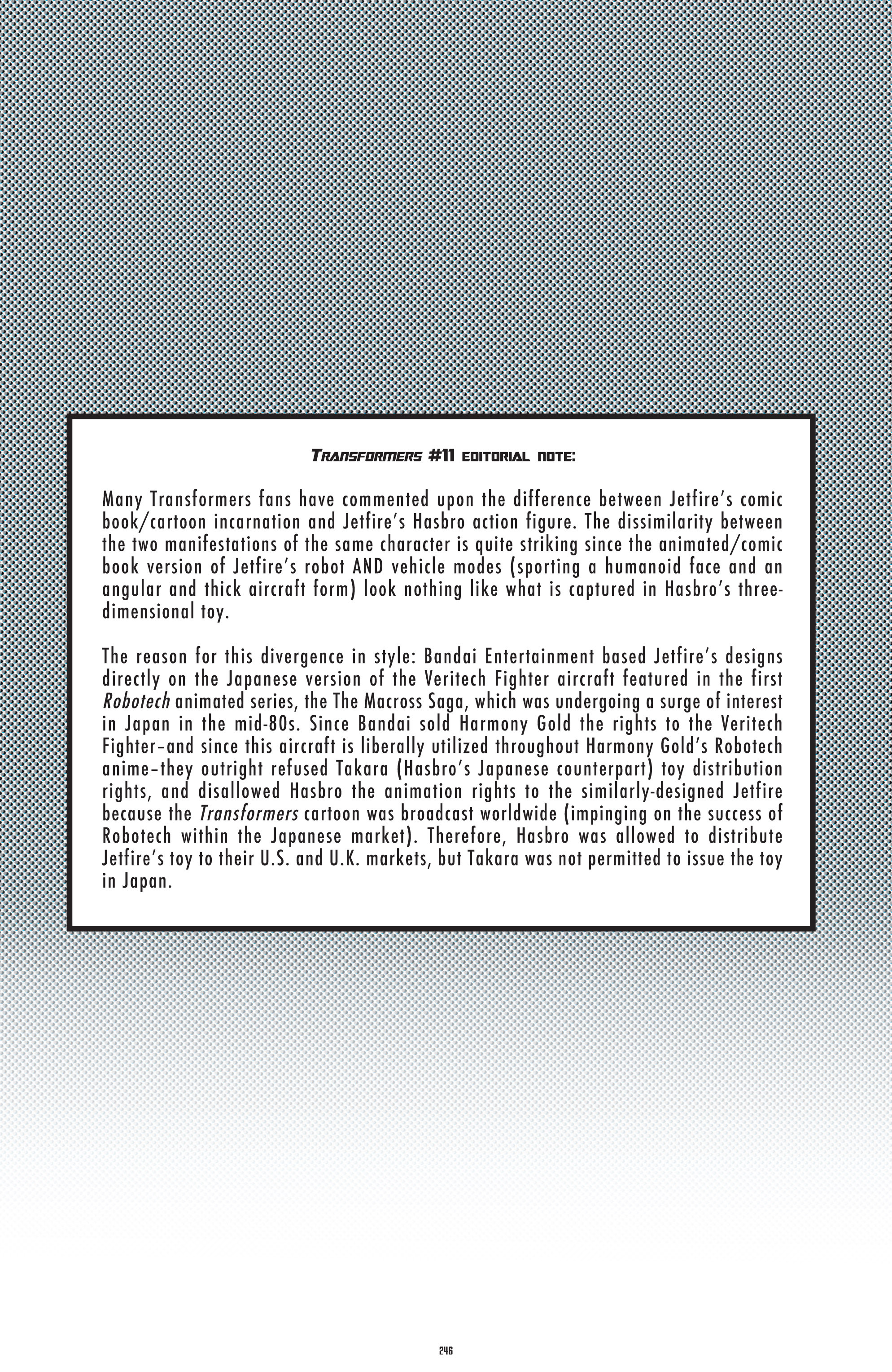 Read online The Transformers Classics comic -  Issue # TPB 1 - 247