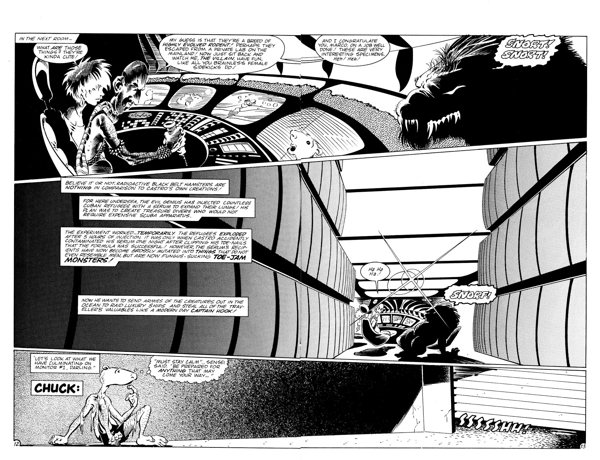 Read online Adolescent Radioactive Black Belt Hamsters comic -  Issue #7 - 14
