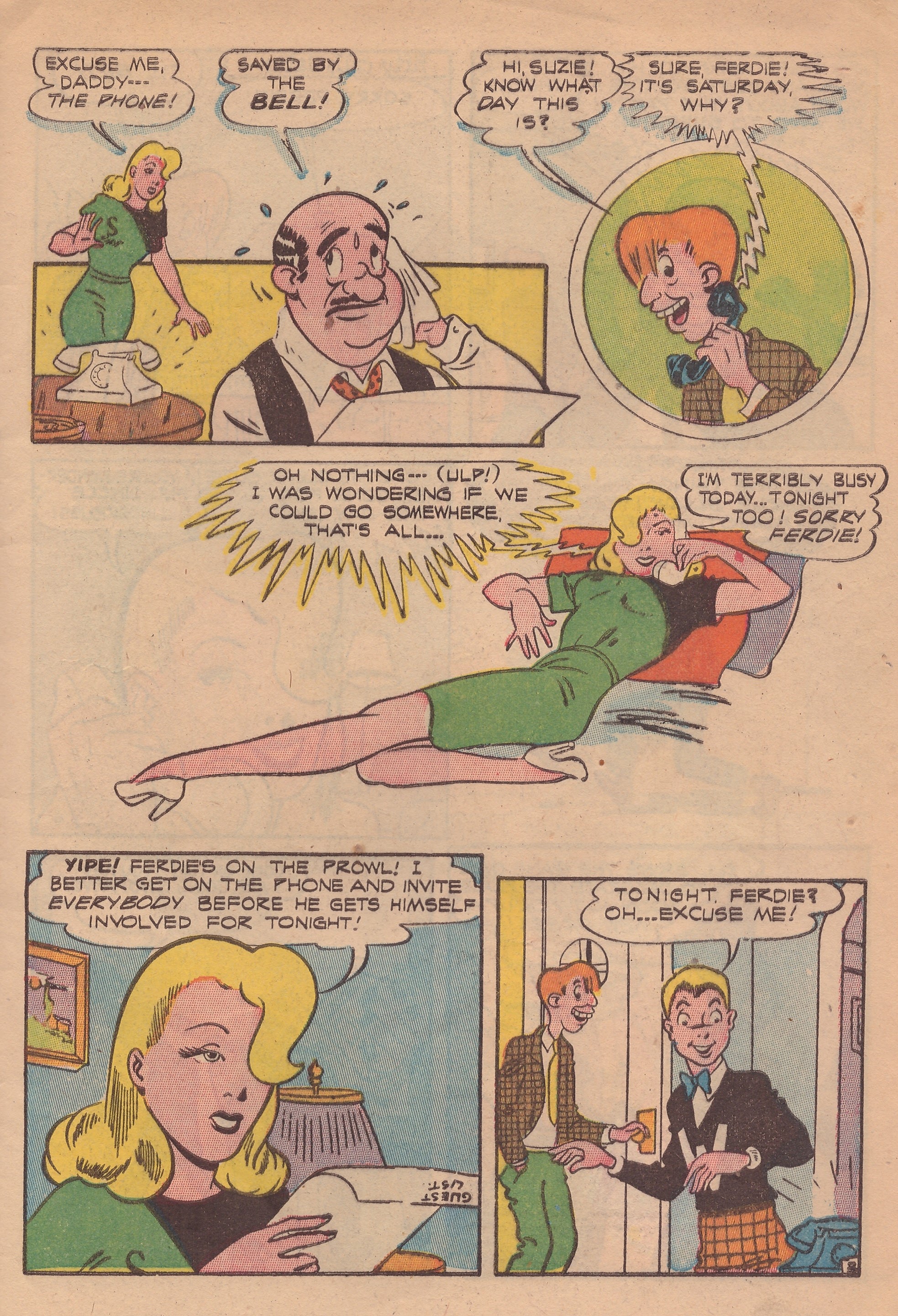 Read online Suzie Comics comic -  Issue #61 - 5