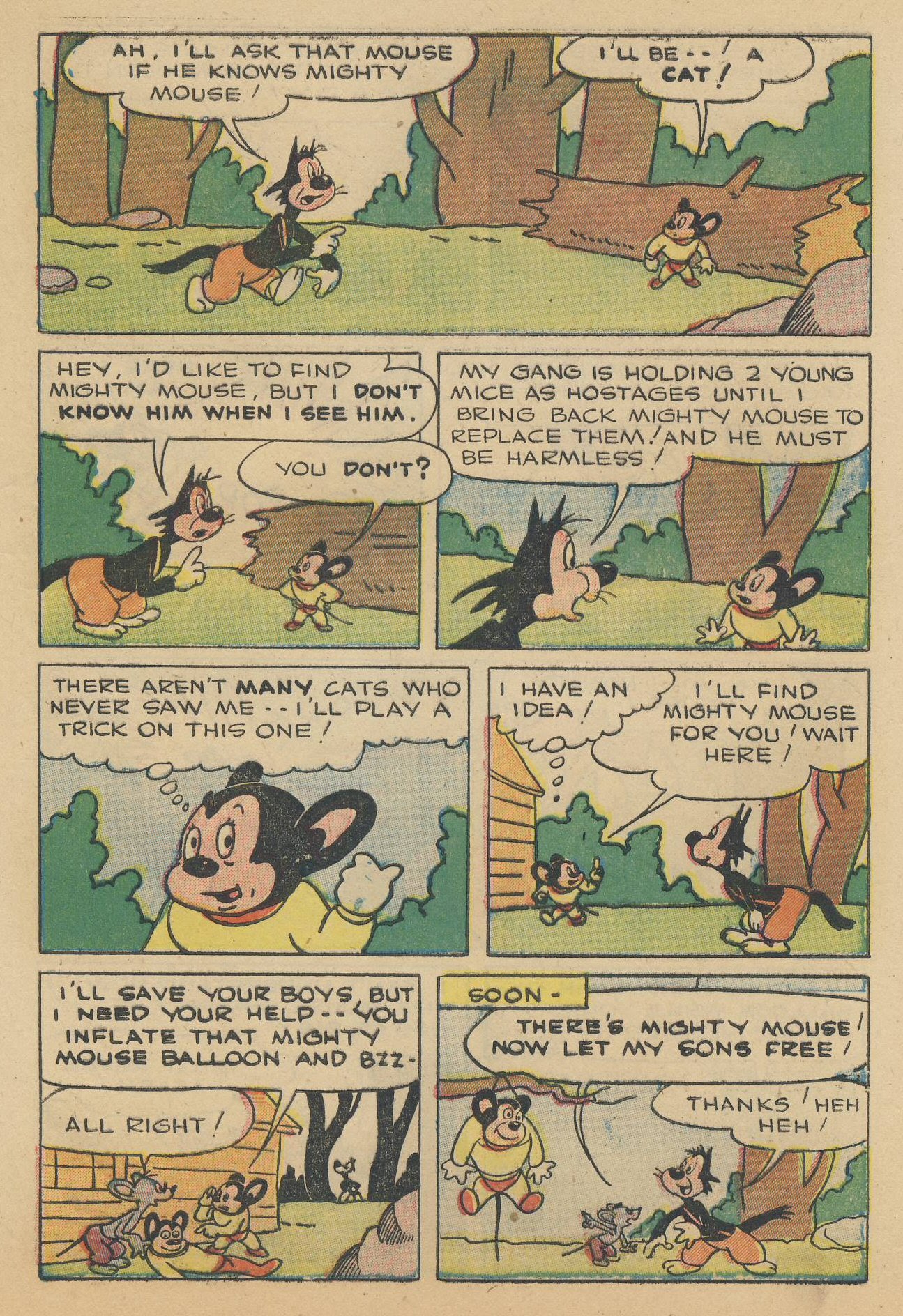 Read online Paul Terry's Mighty Mouse Comics comic -  Issue #45 - 25
