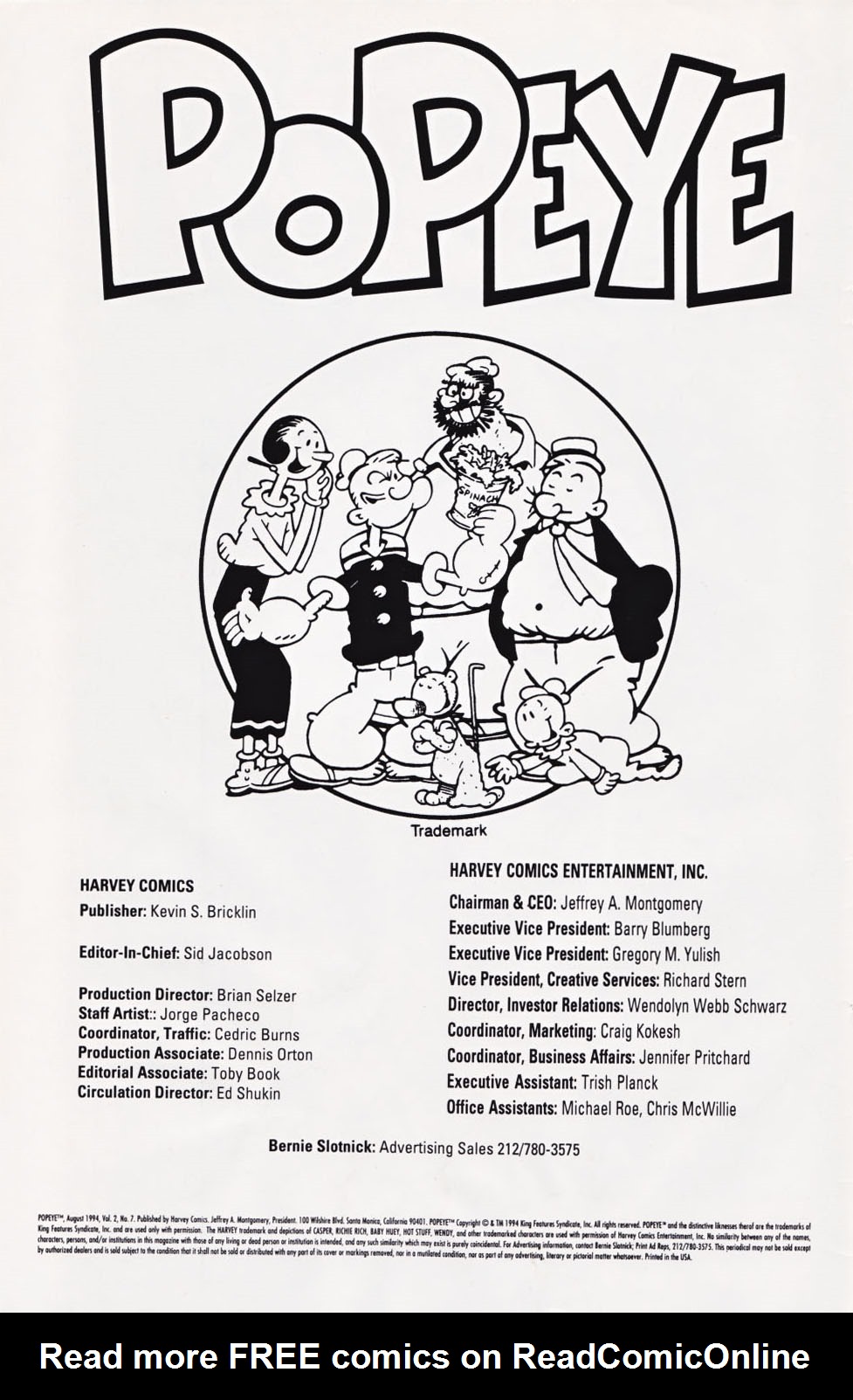 Read online Popeye (1993) comic -  Issue #7 - 2