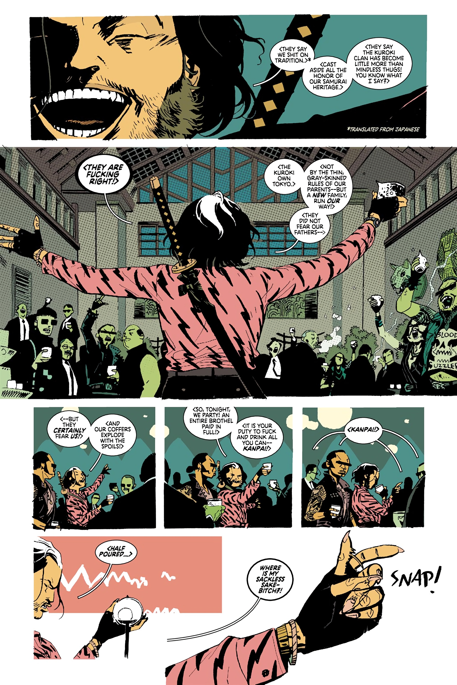 Read online Deadly Class comic -  Issue # _Deluxe Edition Teen Age Riot (Part 2) - 34
