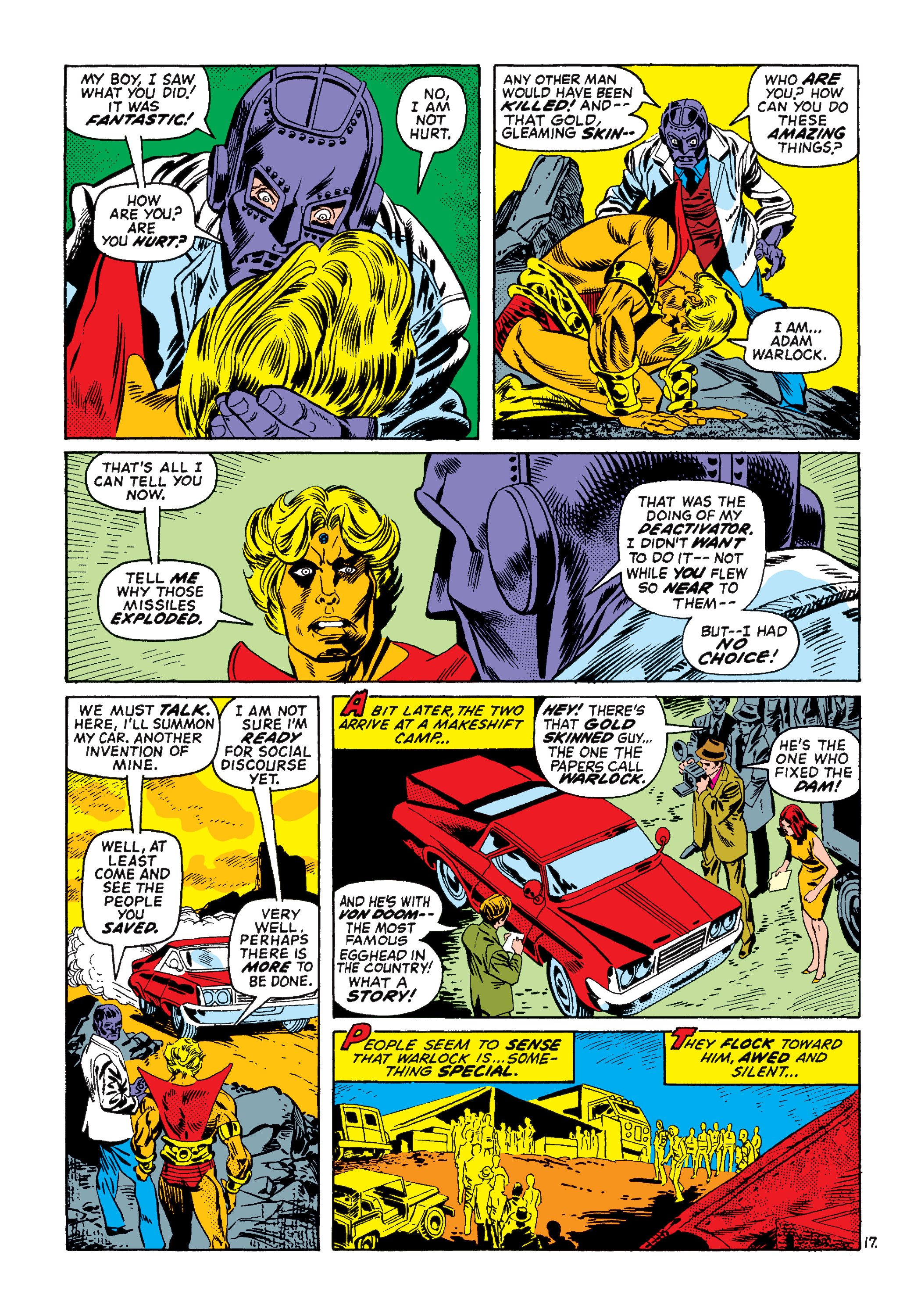 Read online Marvel Masterworks: Warlock comic -  Issue # TPB 1 (Part 2) - 56