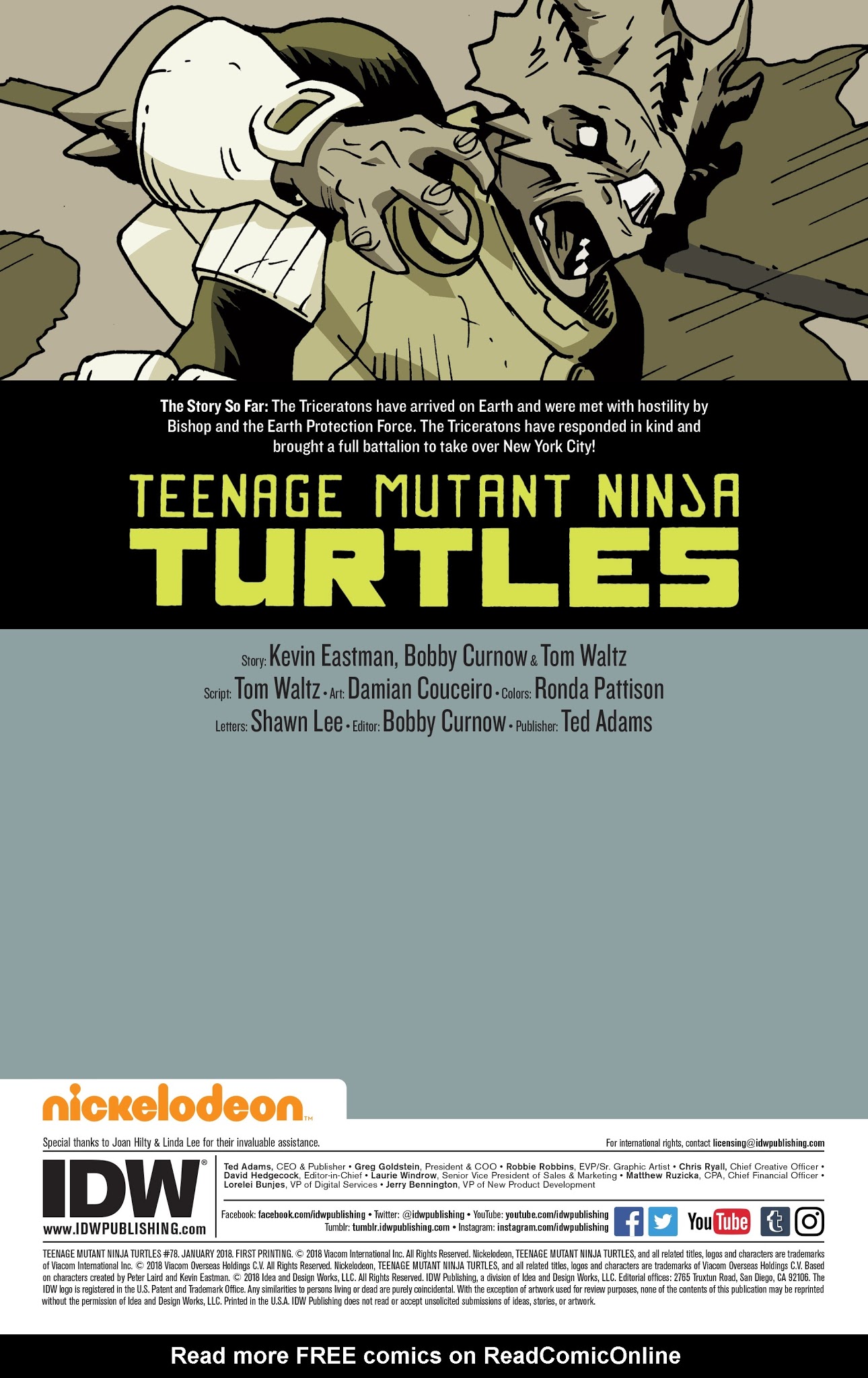 Read online Teenage Mutant Ninja Turtles (2011) comic -  Issue #78 - 2