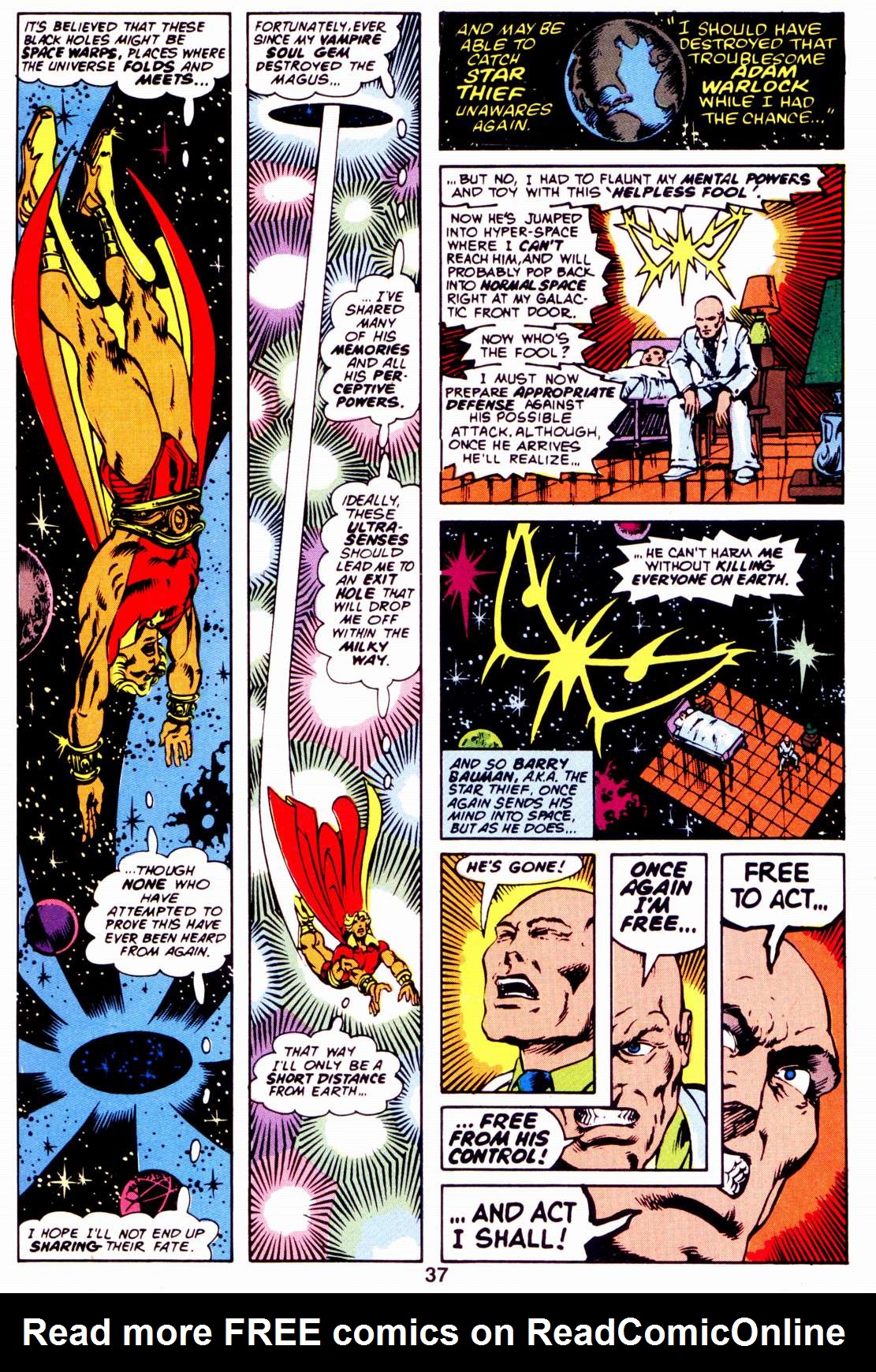 Read online Warlock (1982) comic -  Issue #4 - 39