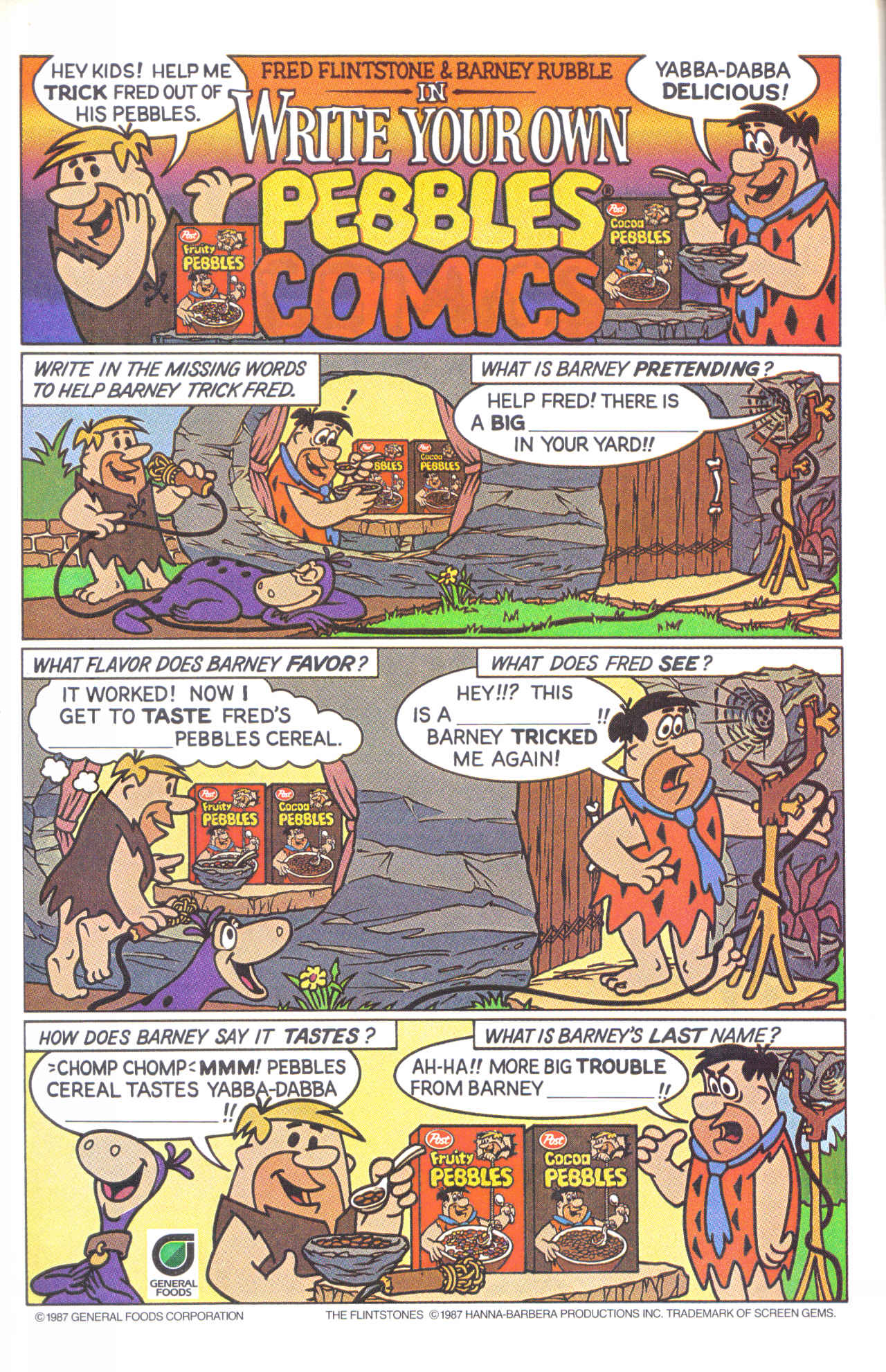 Read online The Flintstone Kids comic -  Issue #2 - 2