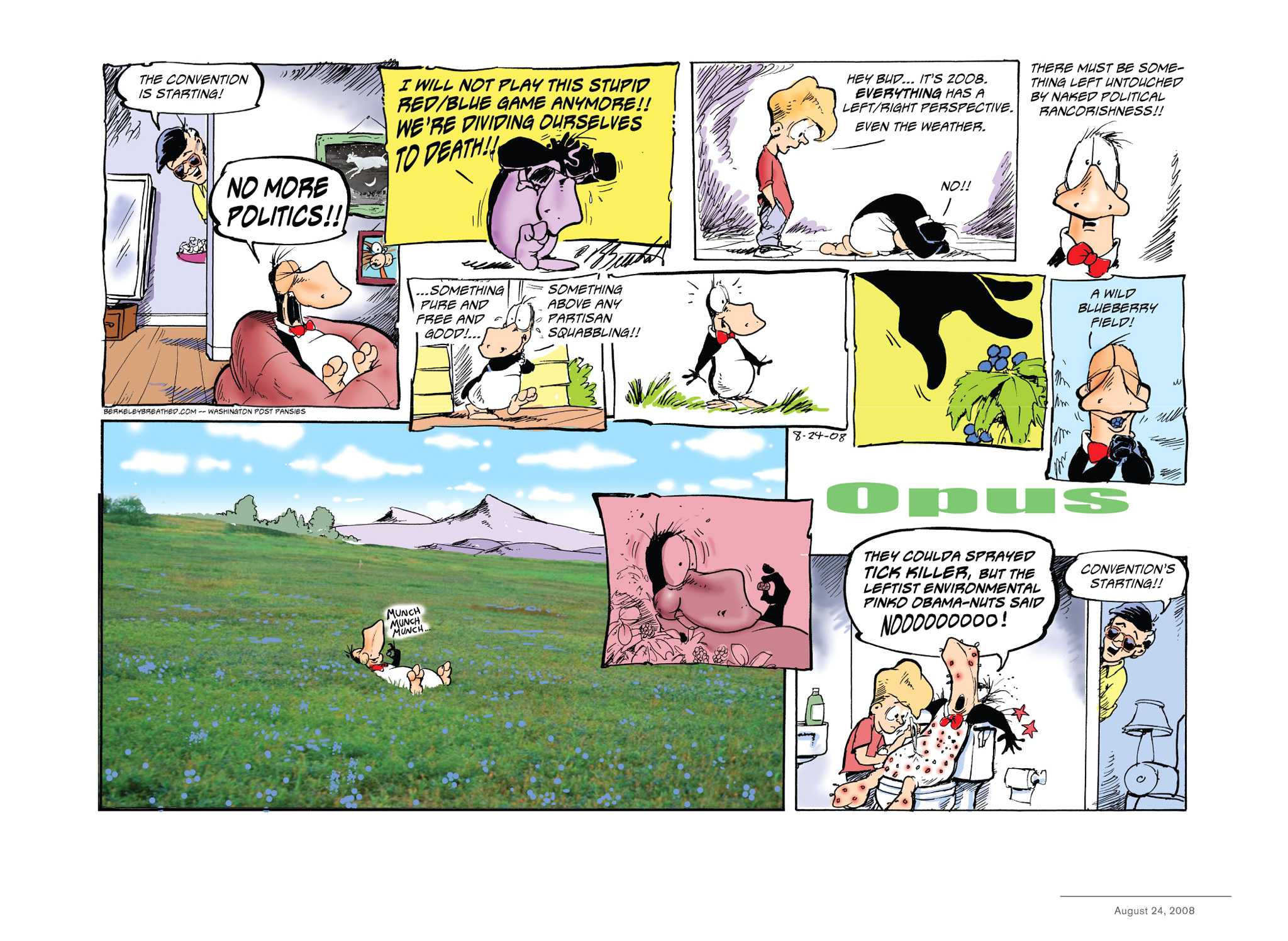 Read online Opus Complete Sunday Strips From 2003-2008 comic -  Issue # TPB (Part 3) - 58