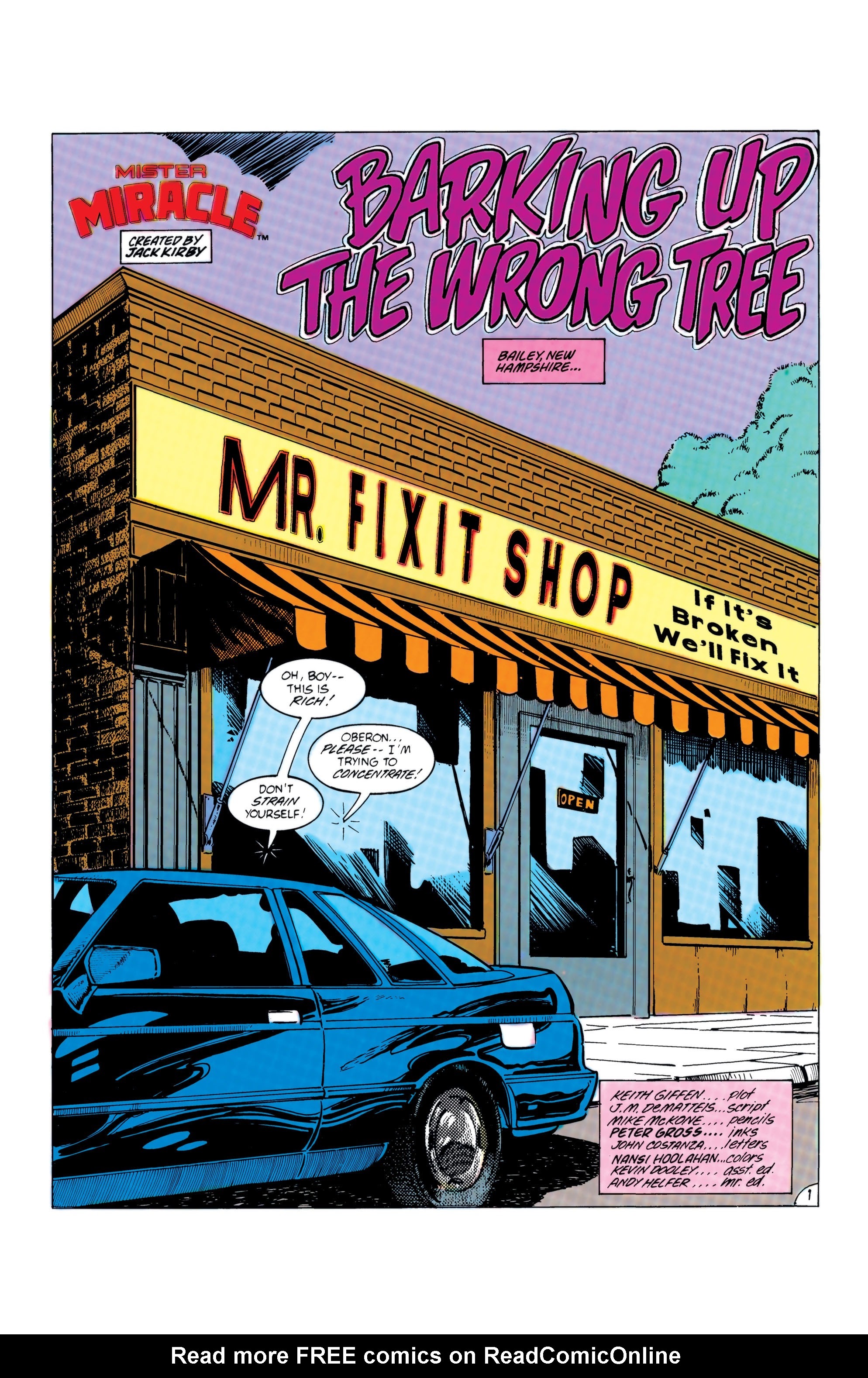 Read online Mister Miracle (1989) comic -  Issue #6 - 2