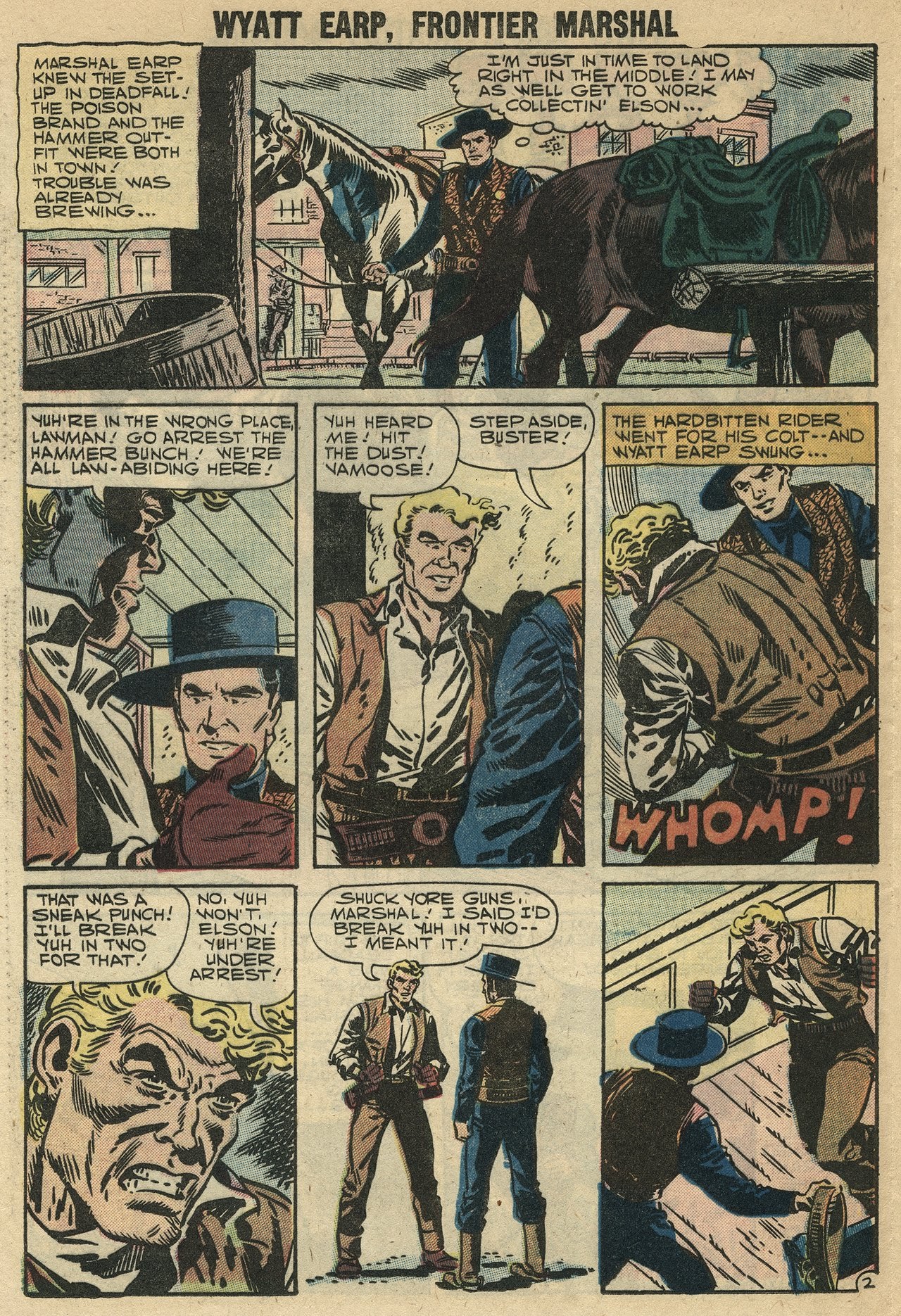 Read online Wyatt Earp Frontier Marshal comic -  Issue #19 - 20