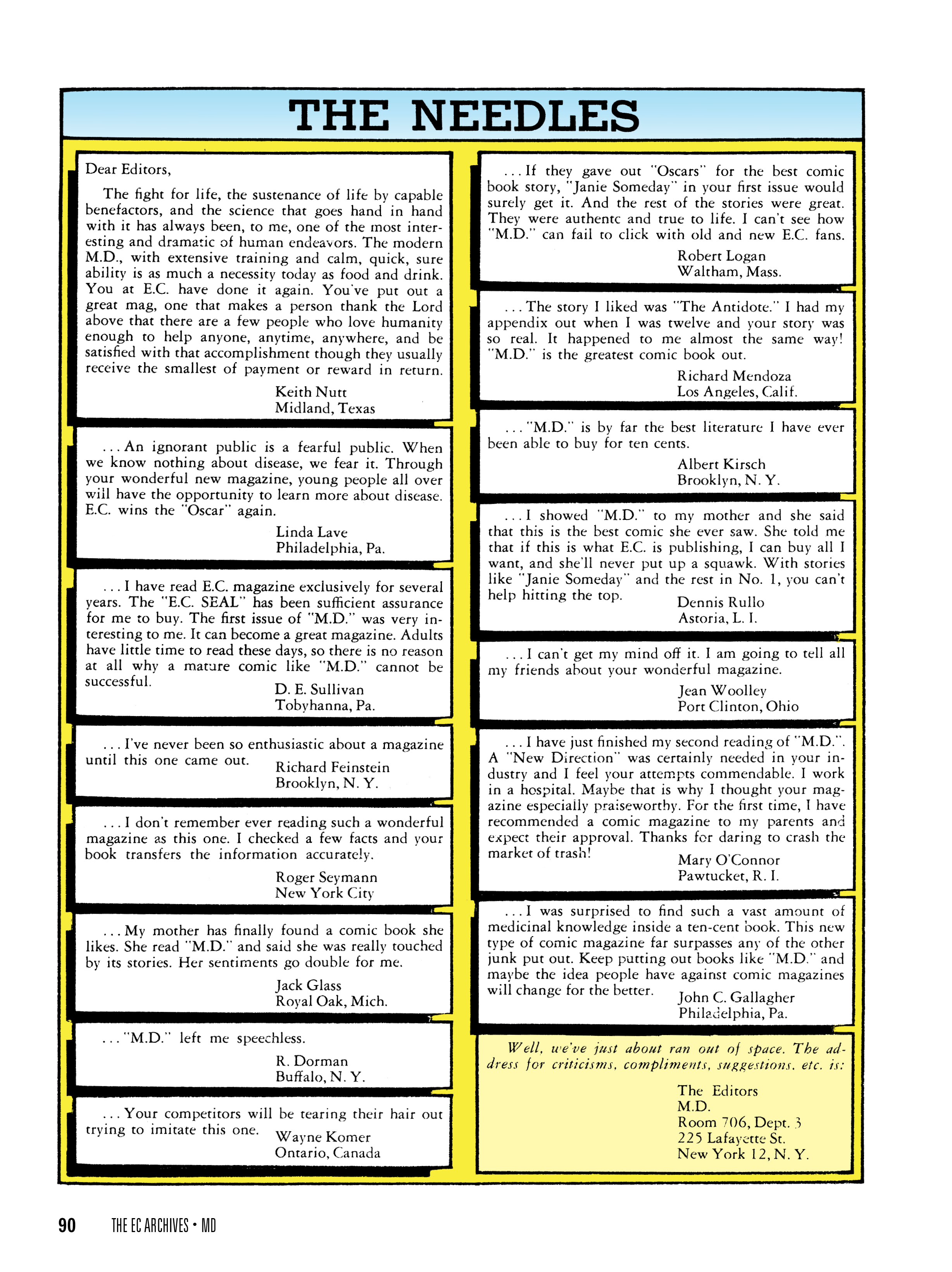Read online M.D. comic -  Issue # _TPB (Part 1) - 92