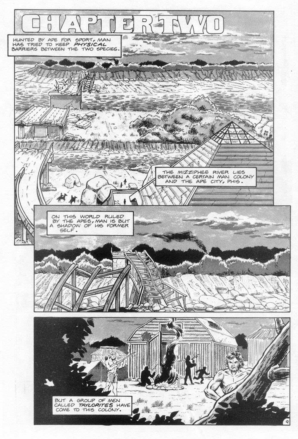 Read online Planet of the Apes: Blood of the Apes comic -  Issue #1 - 10