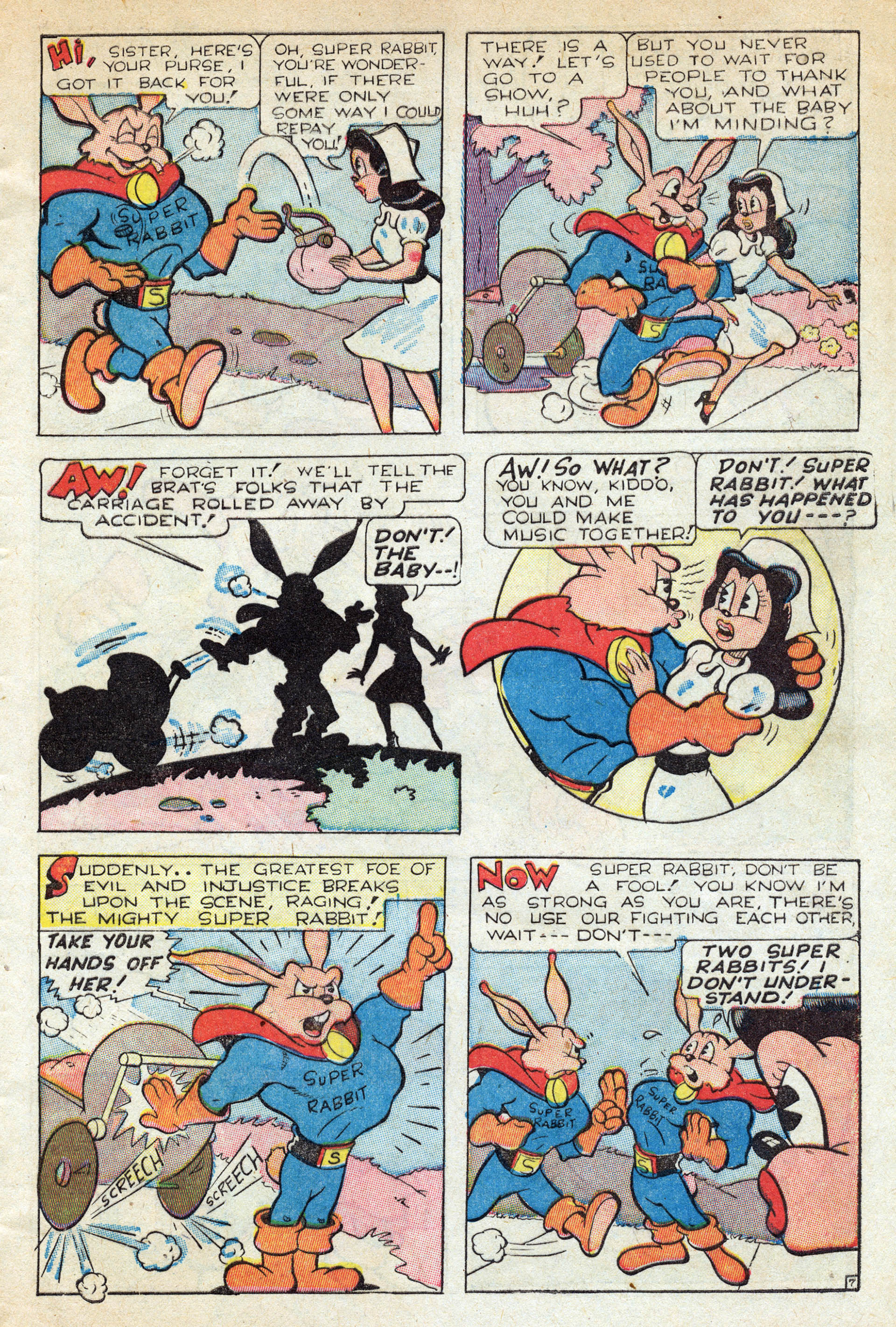 Read online Super Rabbit comic -  Issue #7 - 9
