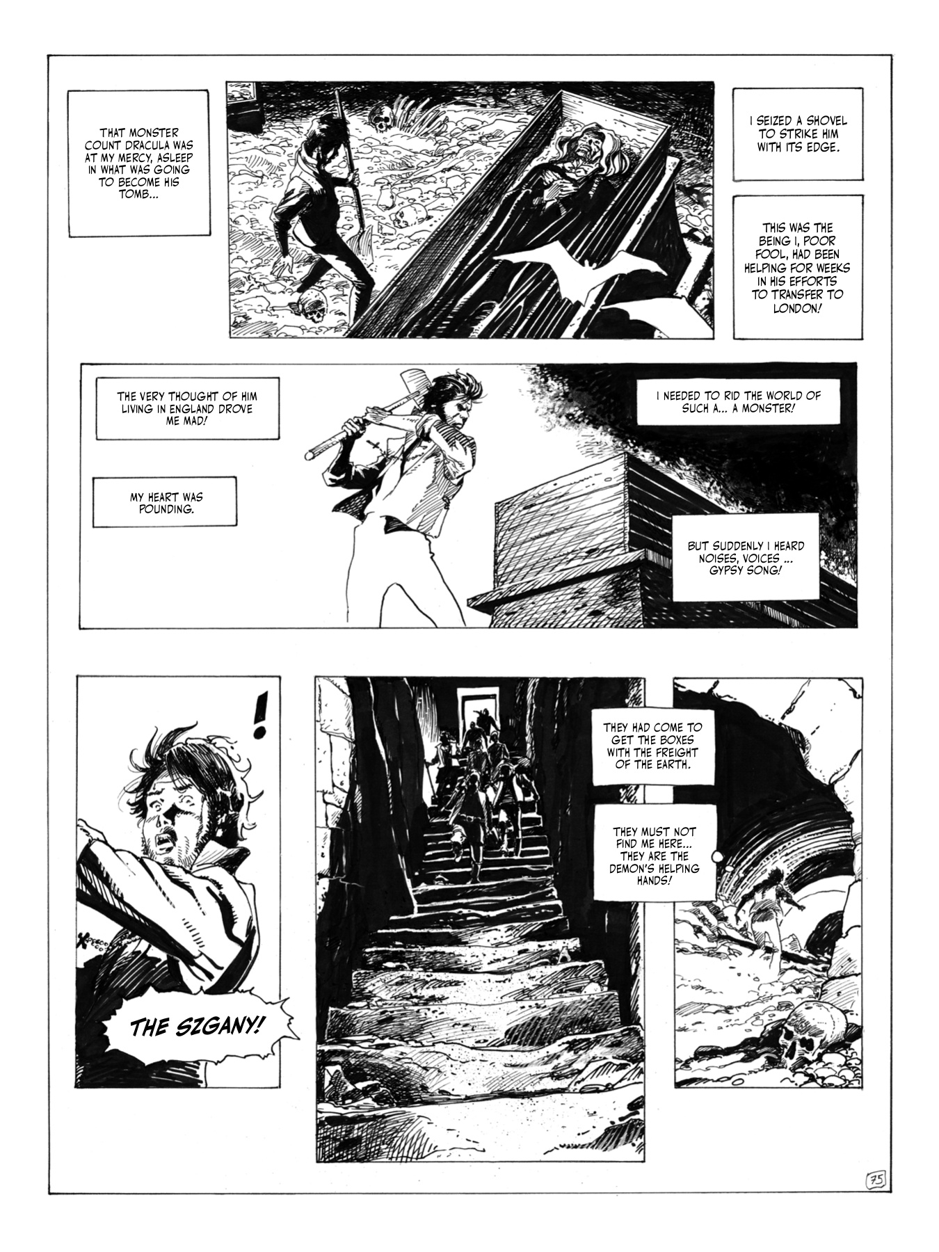 Read online Bram Stoker's Dracula by Georges Bess comic -  Issue # TPB (Part 1) - 73