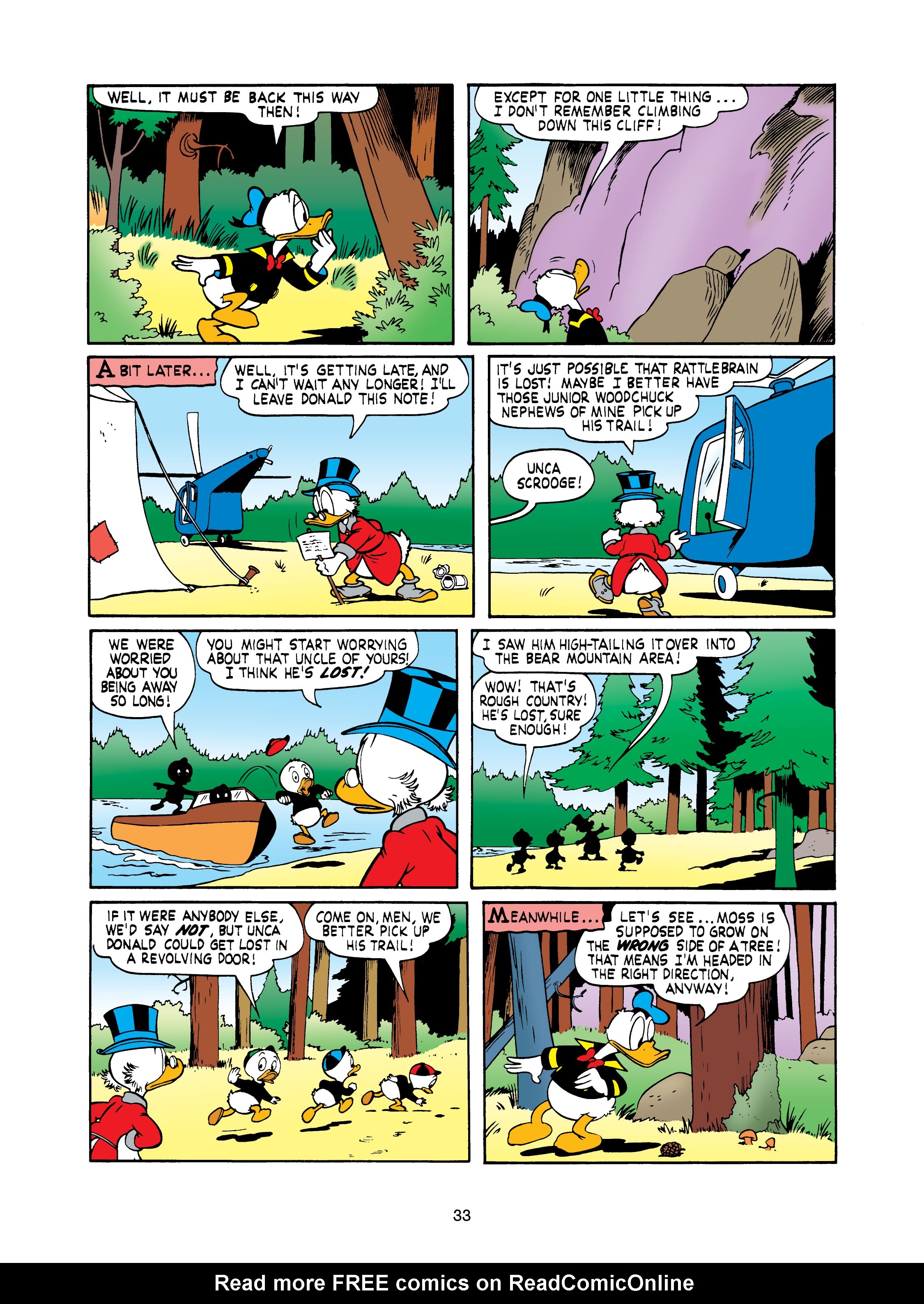 Read online Walt Disney's Uncle Scrooge & Donald Duck: Bear Mountain Tales comic -  Issue # TPB (Part 1) - 33