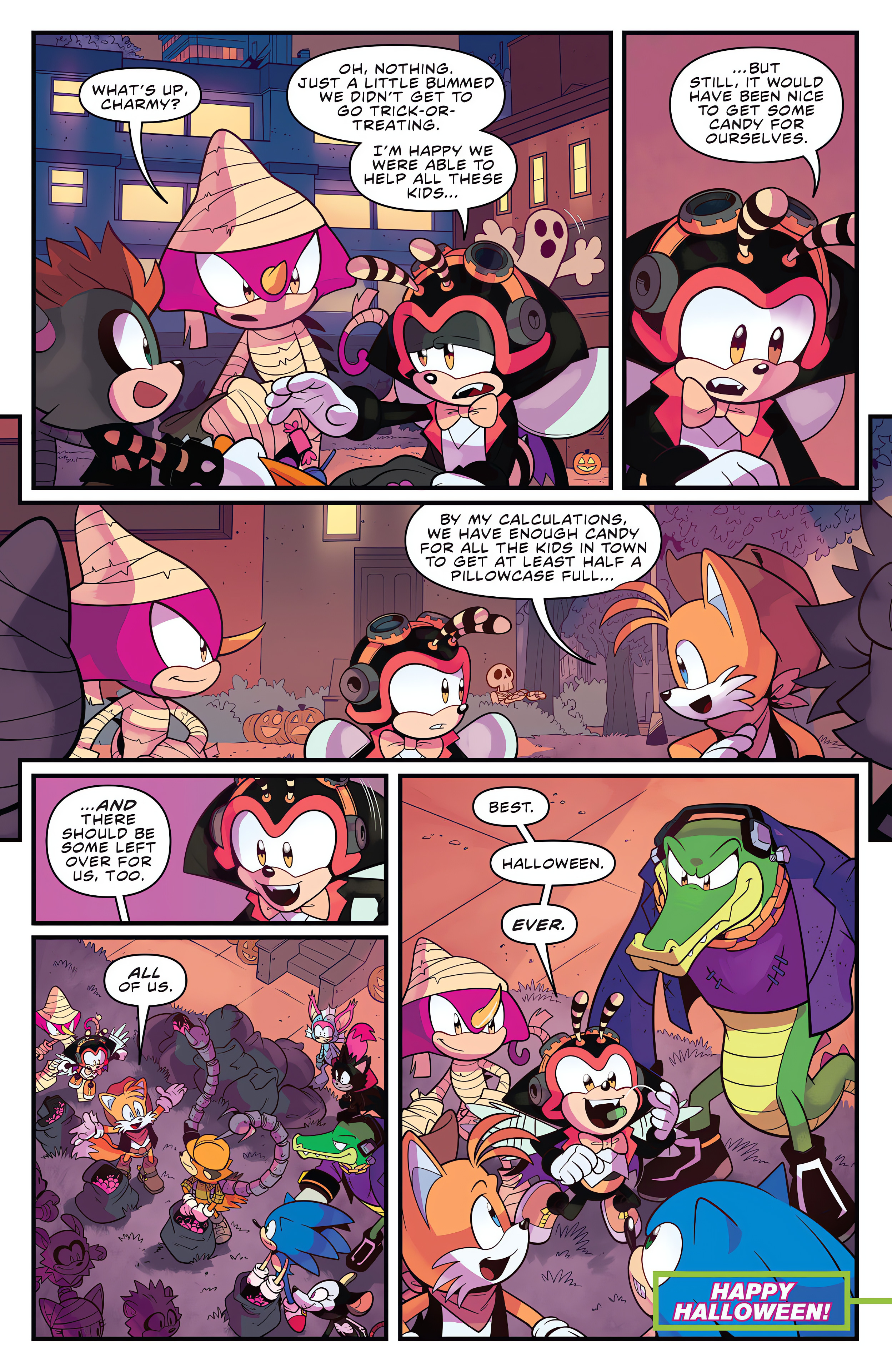 Read online Sonic the Hedgehog (2018) comic -  Issue # _Halloween Special - 26