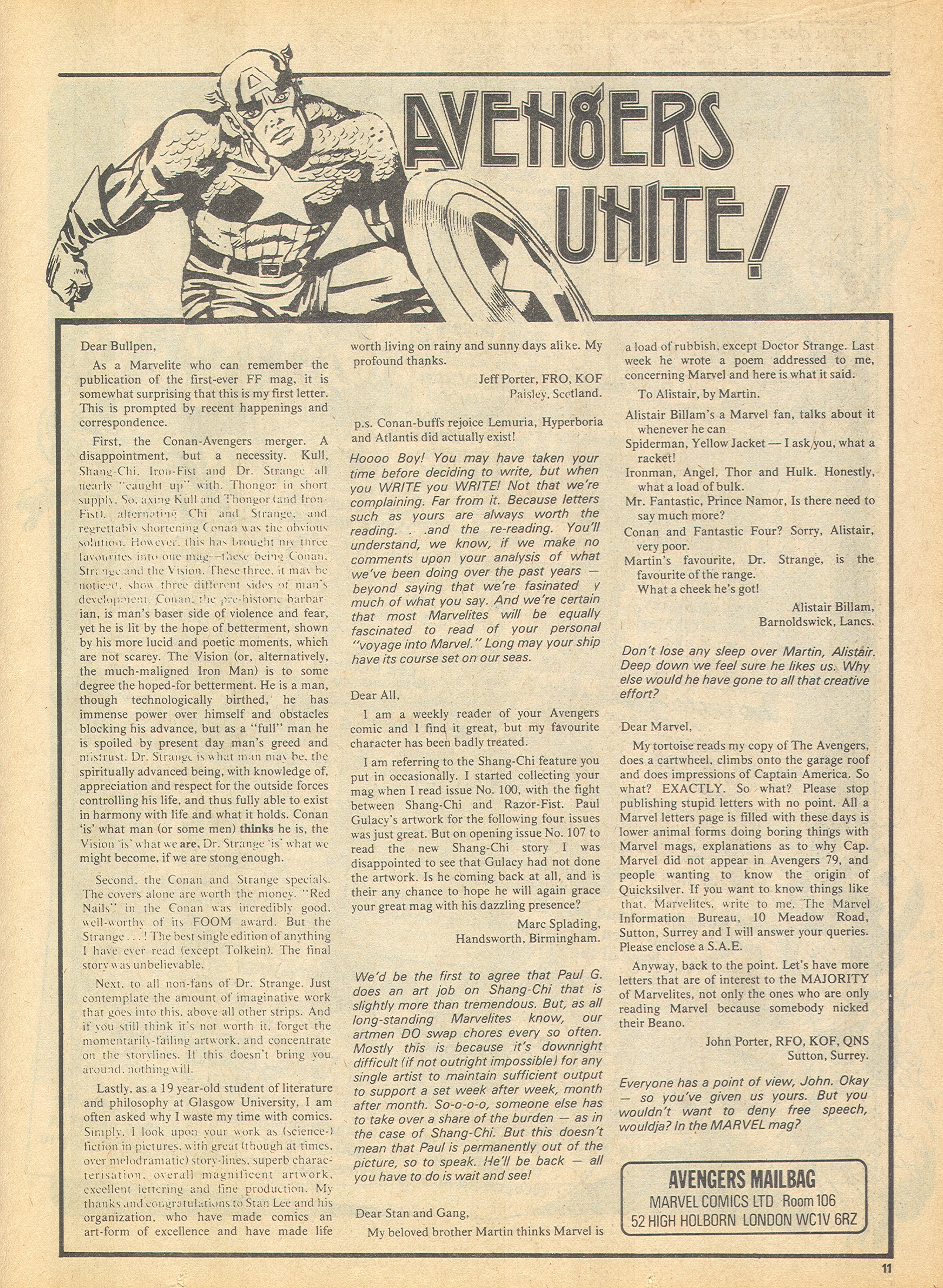 Read online The Avengers (1973) comic -  Issue #120 - 11