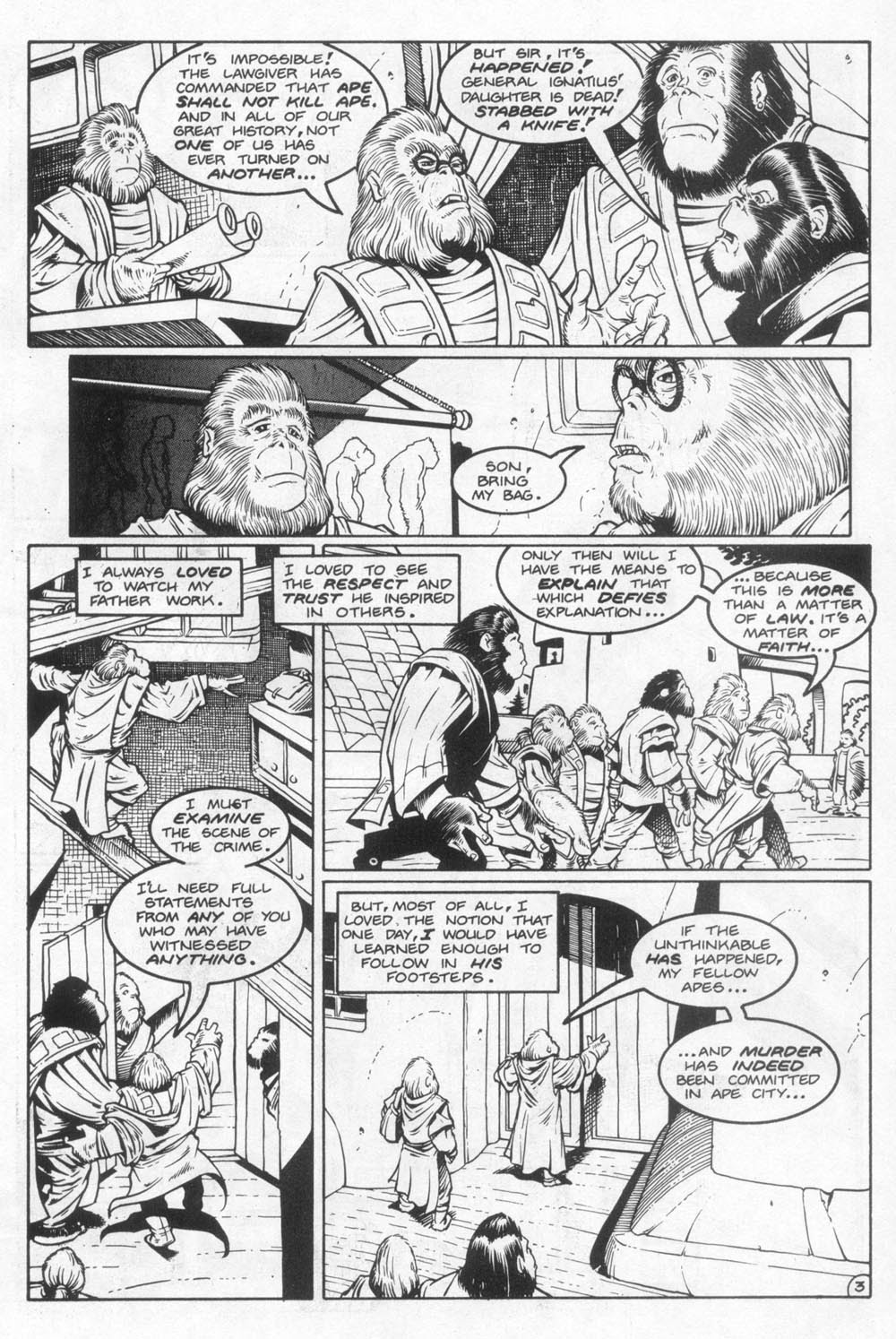Read online Planet of the Apes: The Sins of the Father comic -  Issue # Full - 5