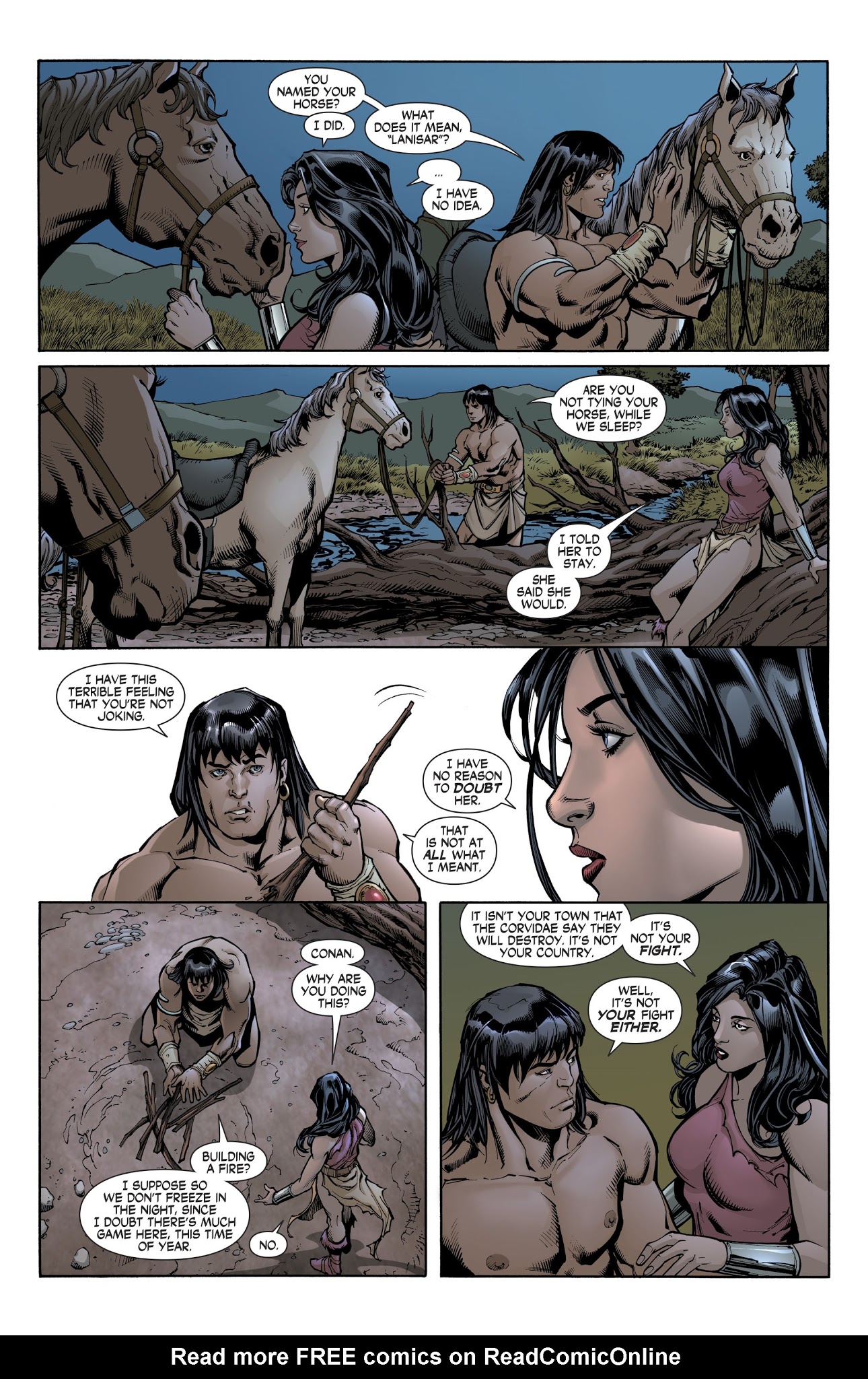 Read online Wonder Woman/Conan comic -  Issue #5 - 11