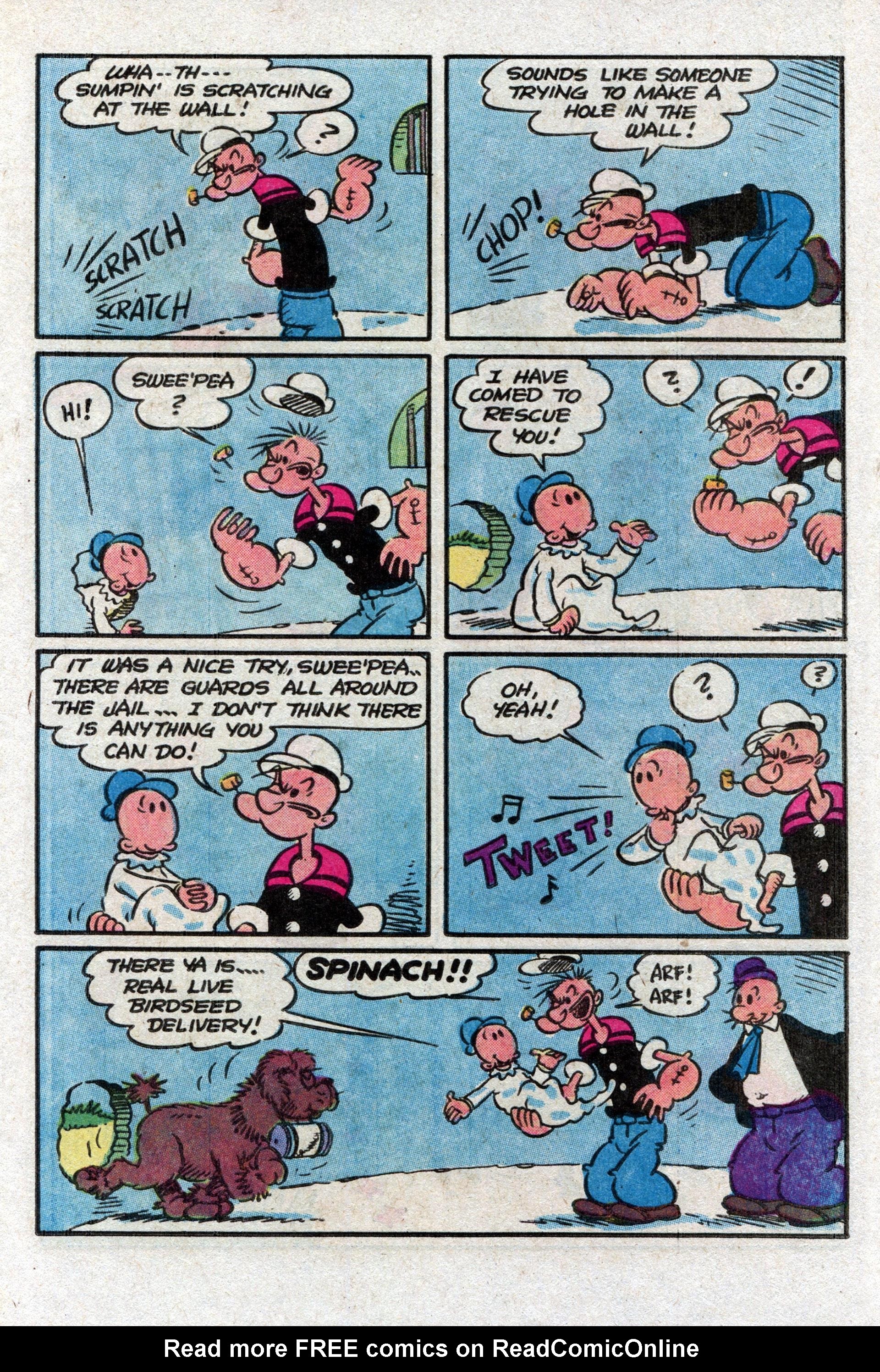 Read online Popeye (1948) comic -  Issue #170 - 17