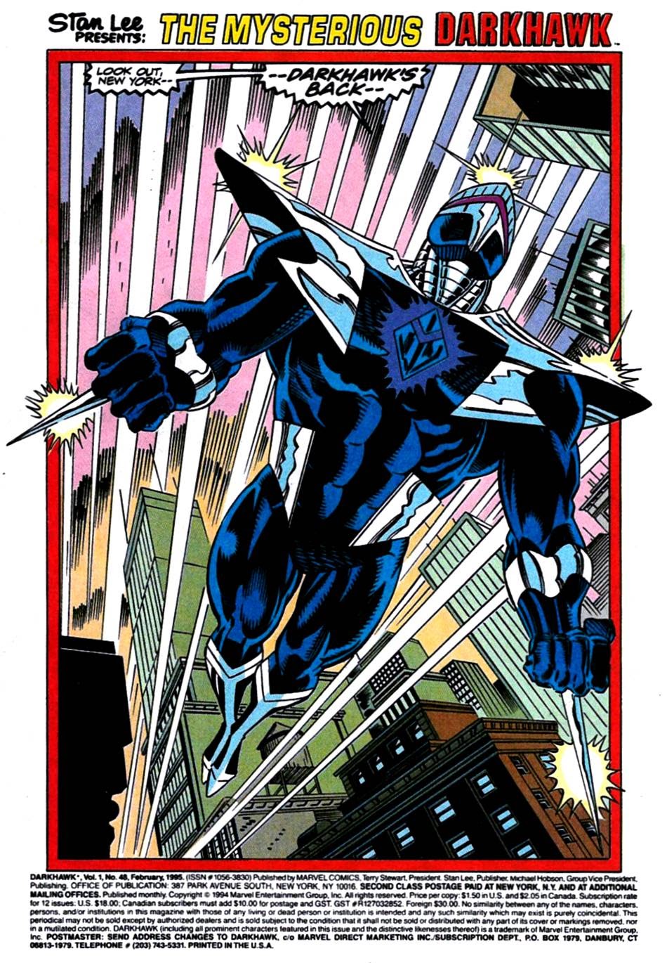 Read online Darkhawk (1991) comic -  Issue #48 - 2