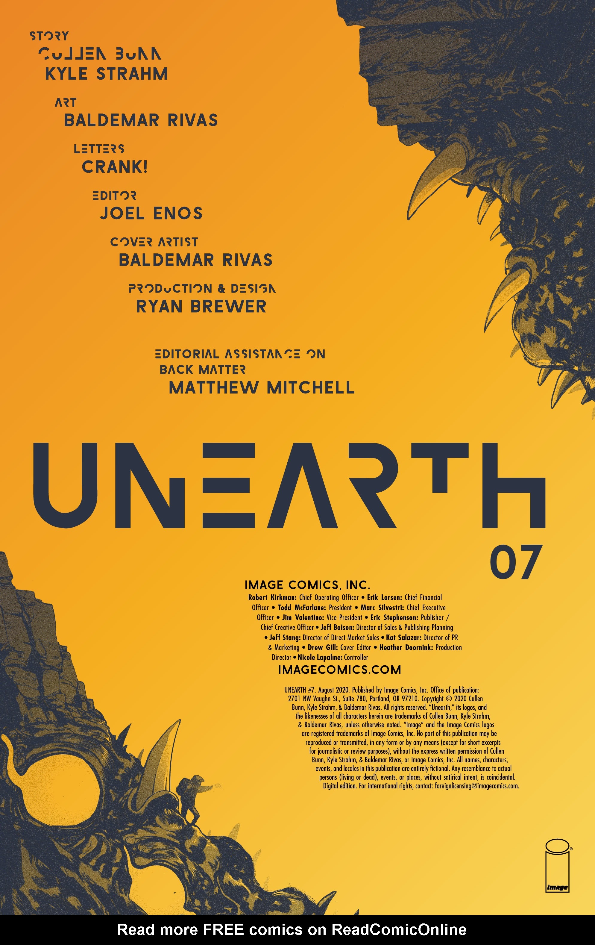 Read online Unearth comic -  Issue #7 - 3